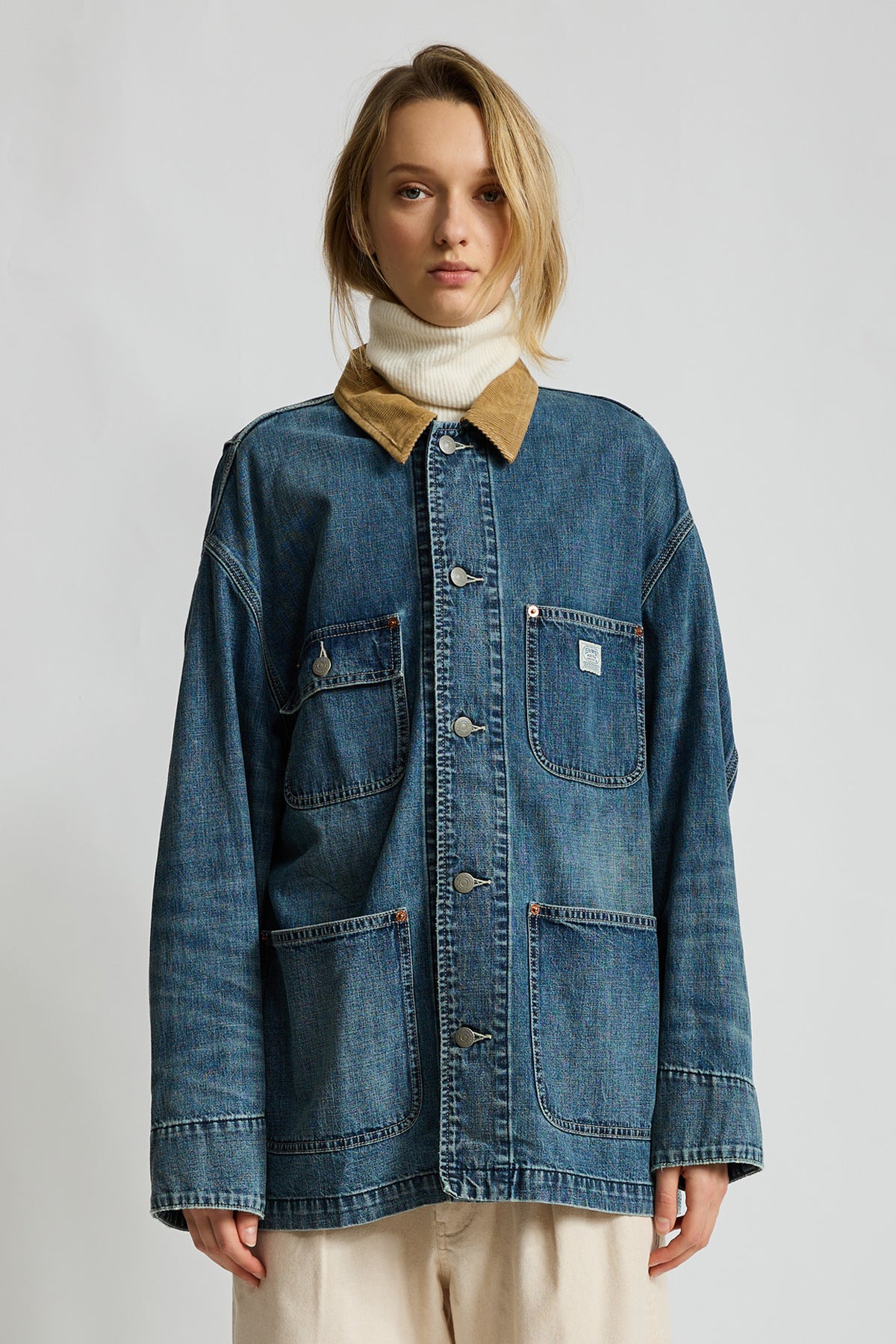 Ashley Chore Jacket - Shane Indigo