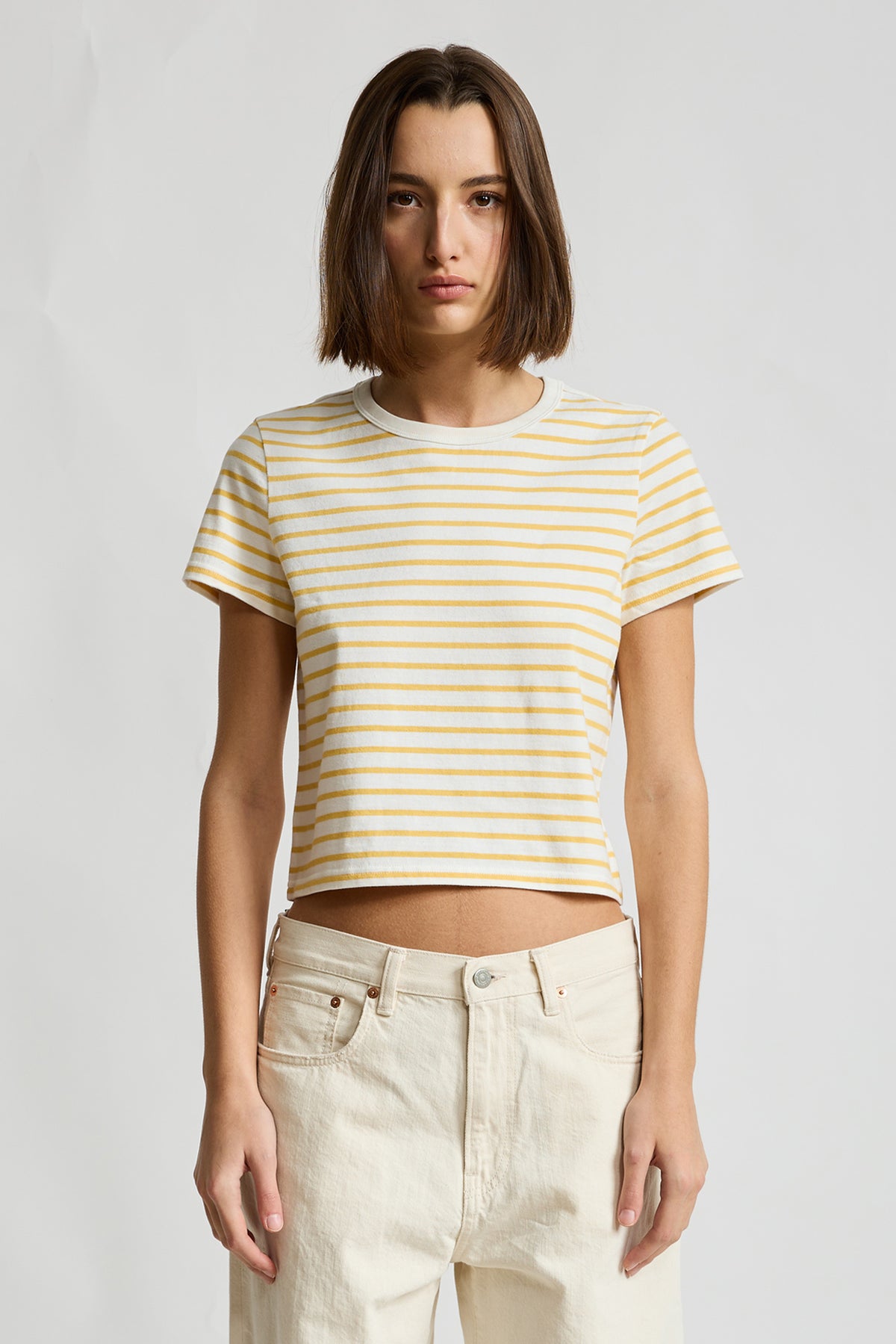 Lee Baby Striped Tee - Yellow Stripe Multi