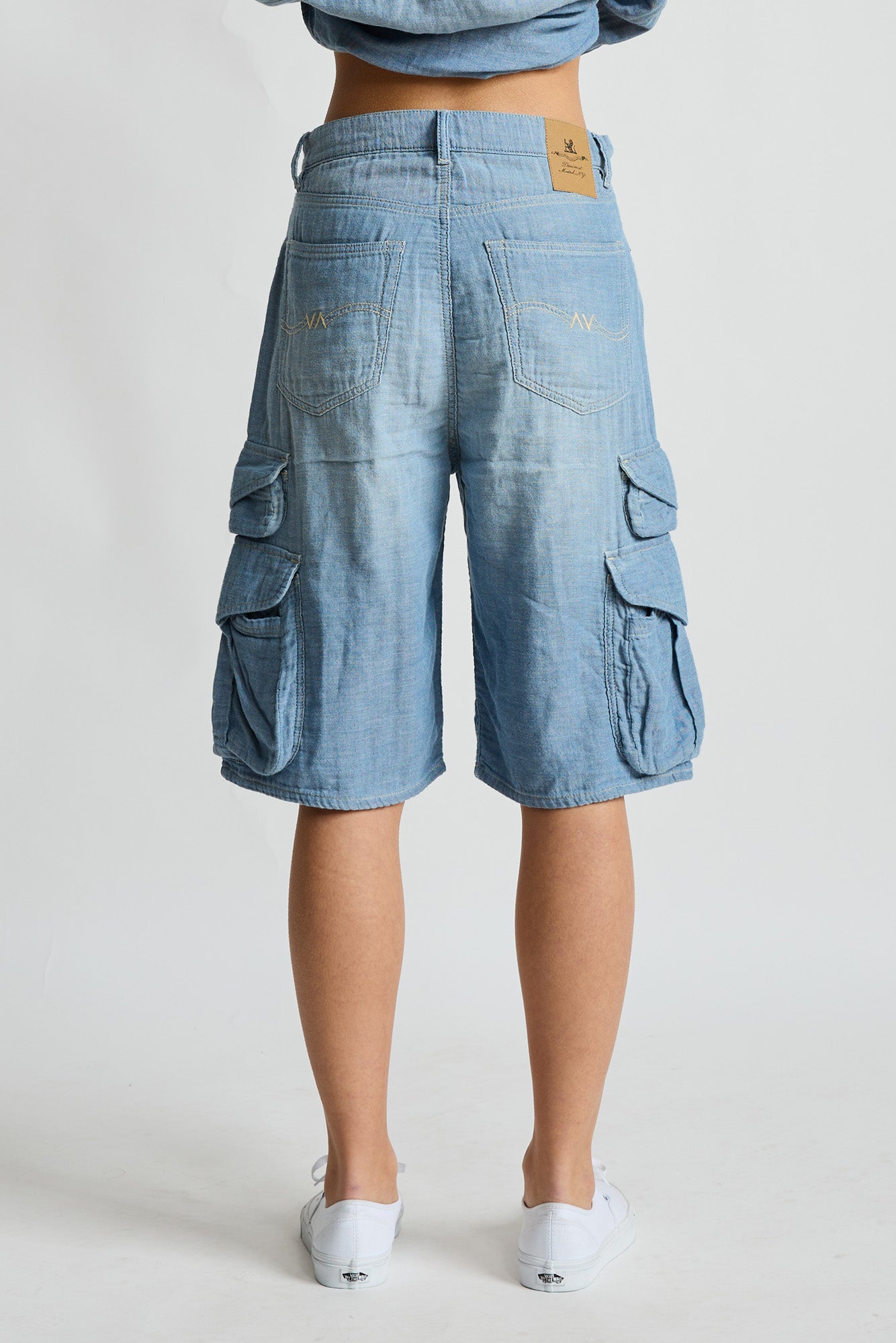 Kelby Cargo Short - Indigo Chambray