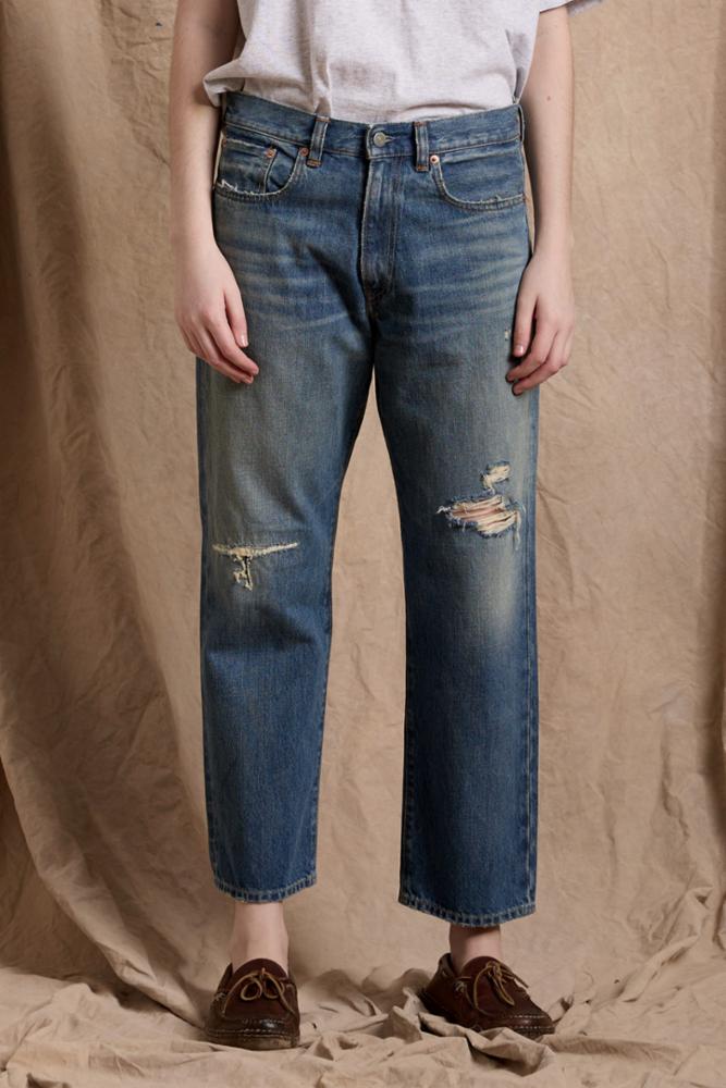 Lucy Boyfriend Jean - Fulton w/ Repairs | Denimist