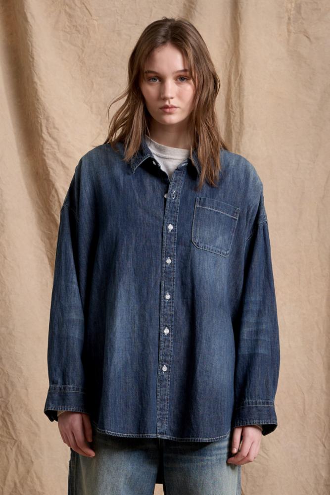 Button Front Shirt - Seymour Indigo | Denimist