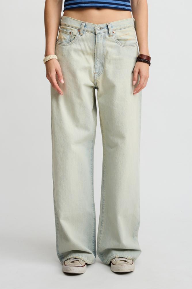 Teri Wide Leg Jean - Lenox Blue