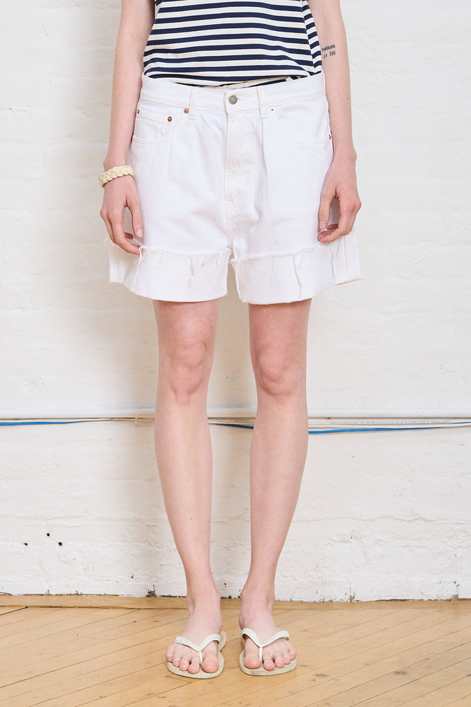 Brooke Short w/ Cuff - White Wash