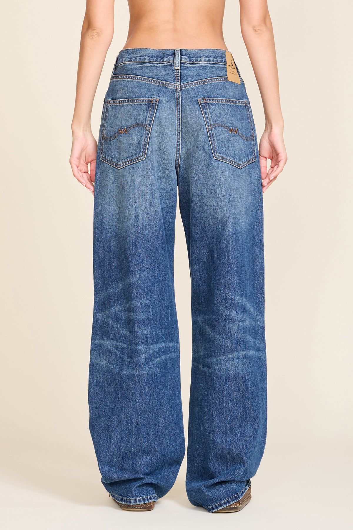 Teri Wide Leg Jean - Eldon w/ Knee Slash