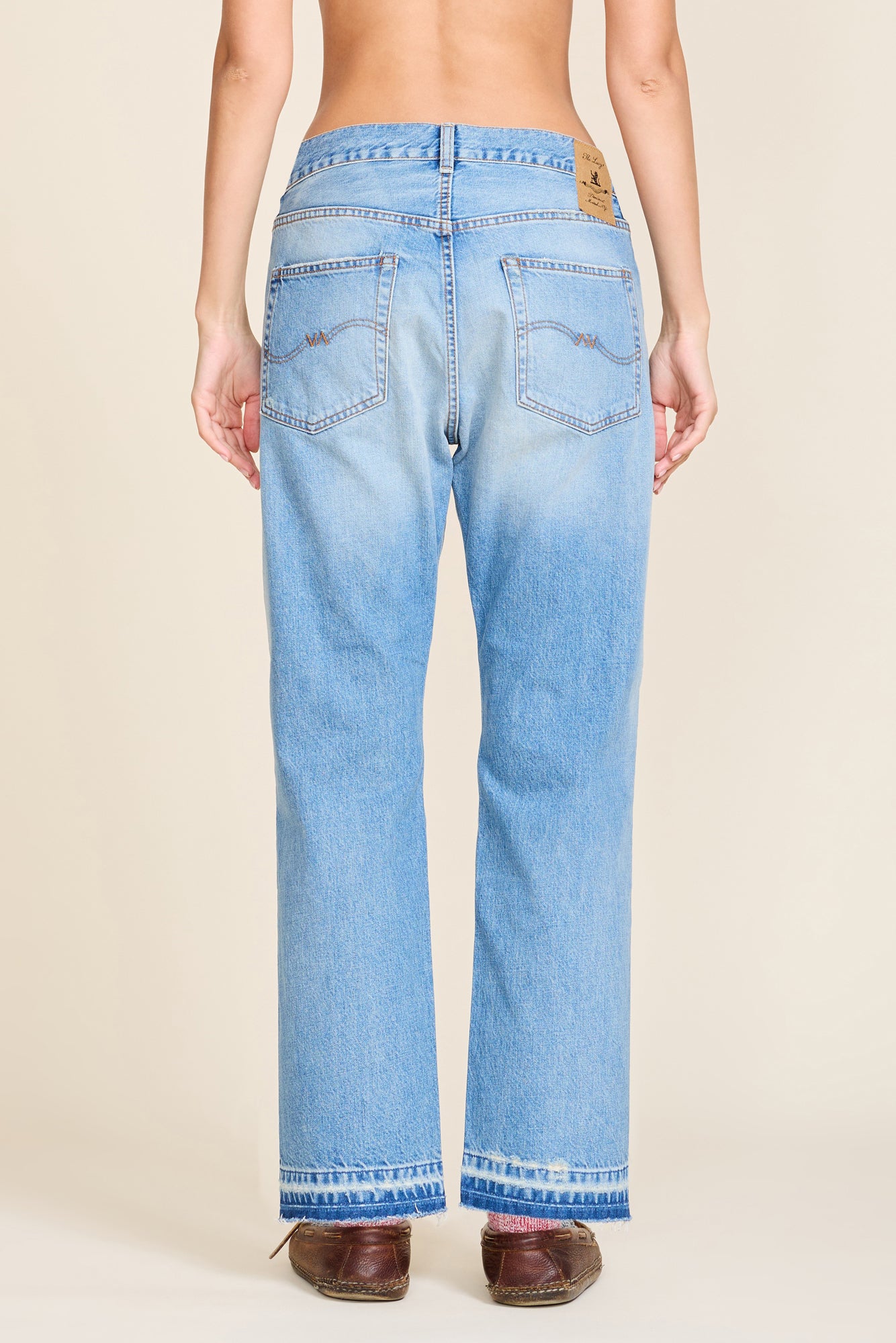 Lucy Boyfriend Jean - Alsen Indigo W/ Let Down Hem