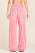 Teri Wide Leg Pant - Faded Pink Corduroy