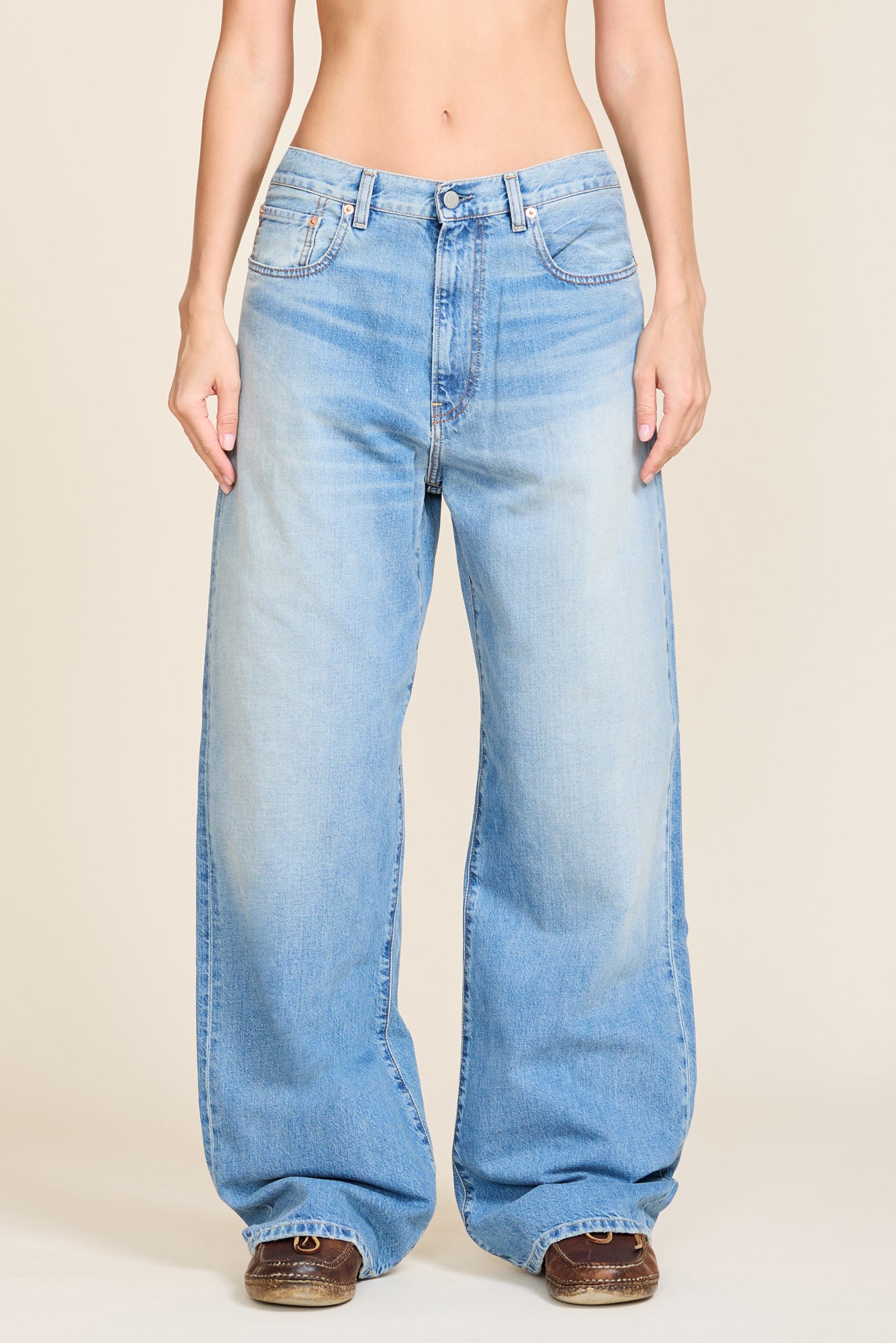 Teri Wide Leg Jean - Alsen Indigo