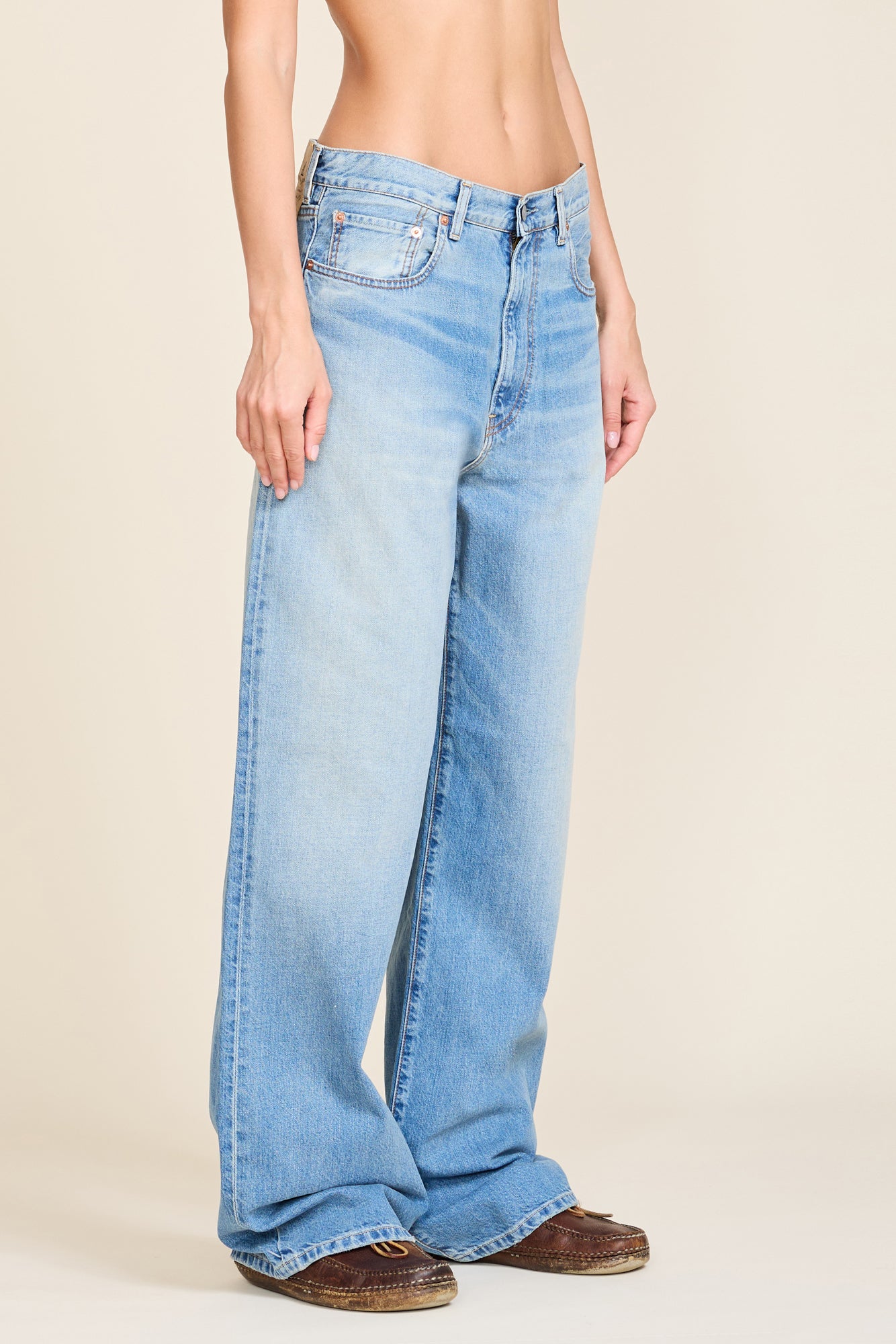 Teri Wide Leg Jean - Alsen Indigo