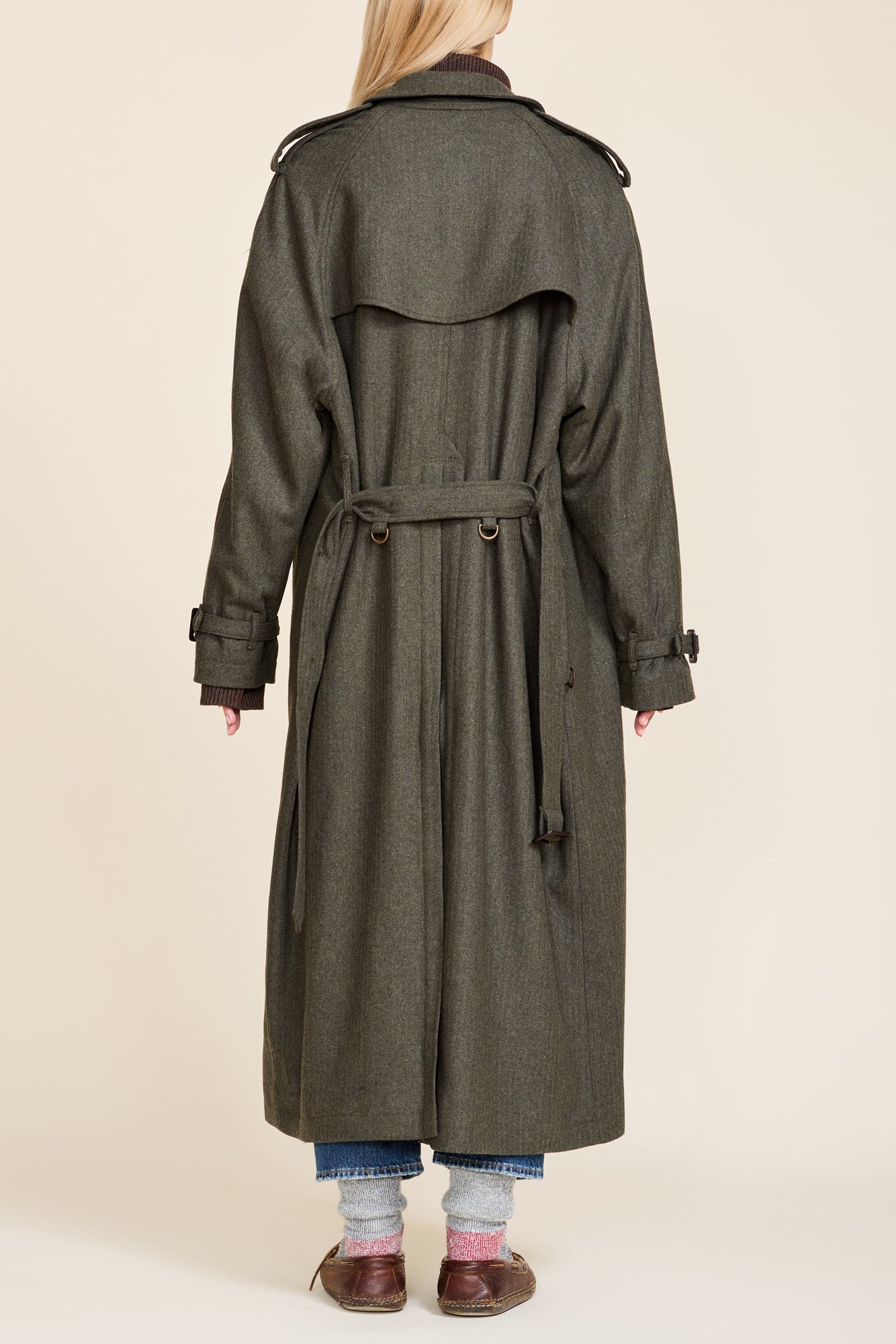 Burberry oversized clearance trench coat