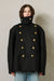 Oversized Peacoat - Black