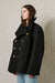 Oversized Peacoat - Black