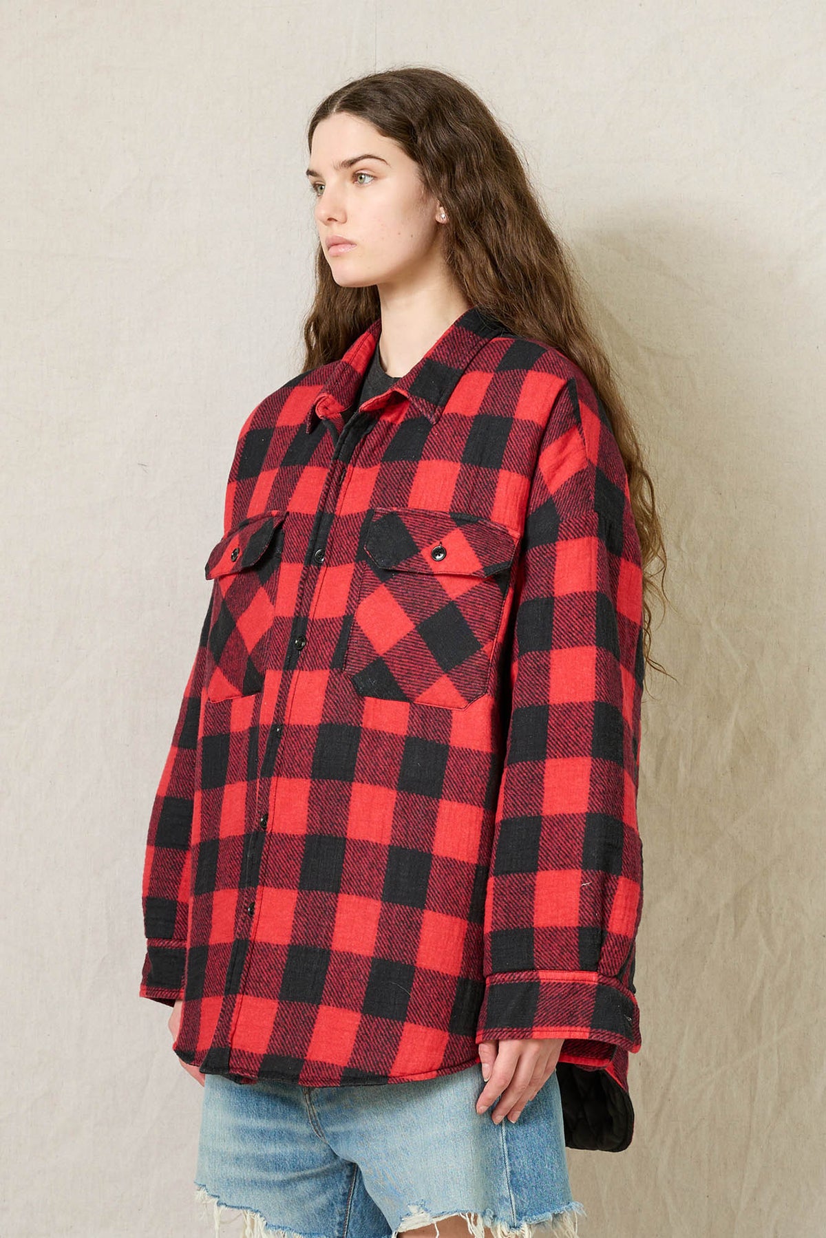 CPO Shirt Jacket - Printed Red Buffalo
