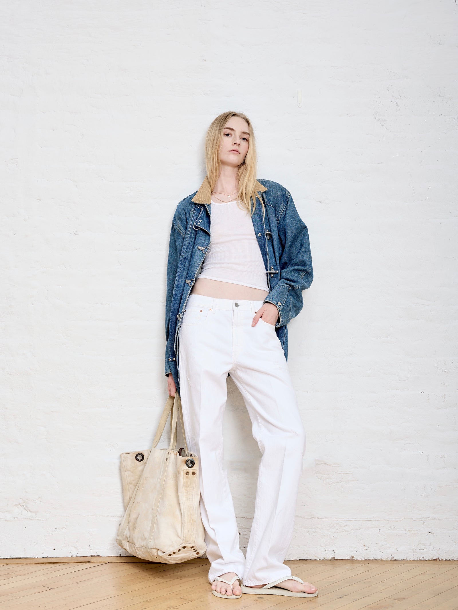 Lucy Boyfriend Jean - White Wash