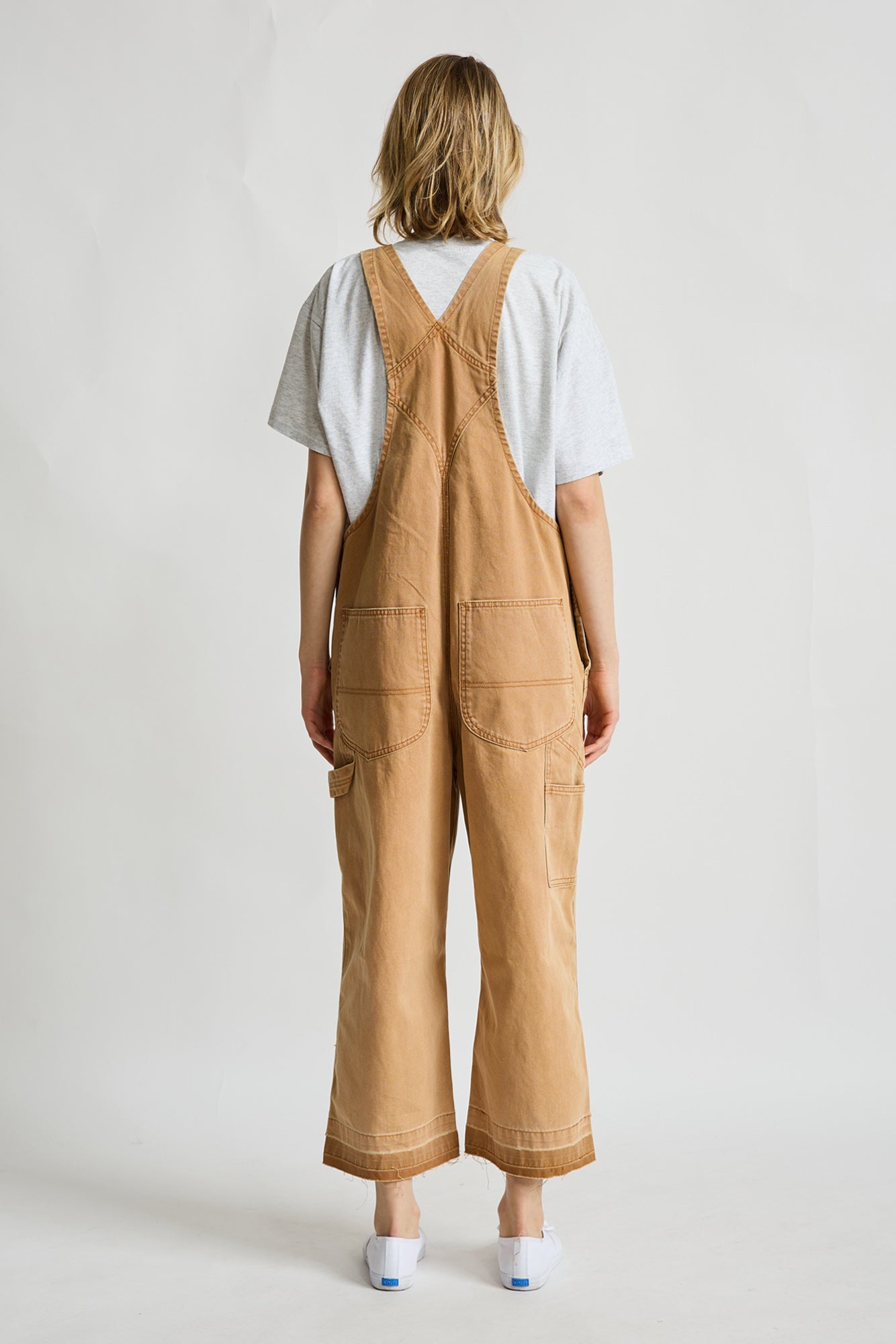 Relaxed Overall - Worn Khaki Canvas