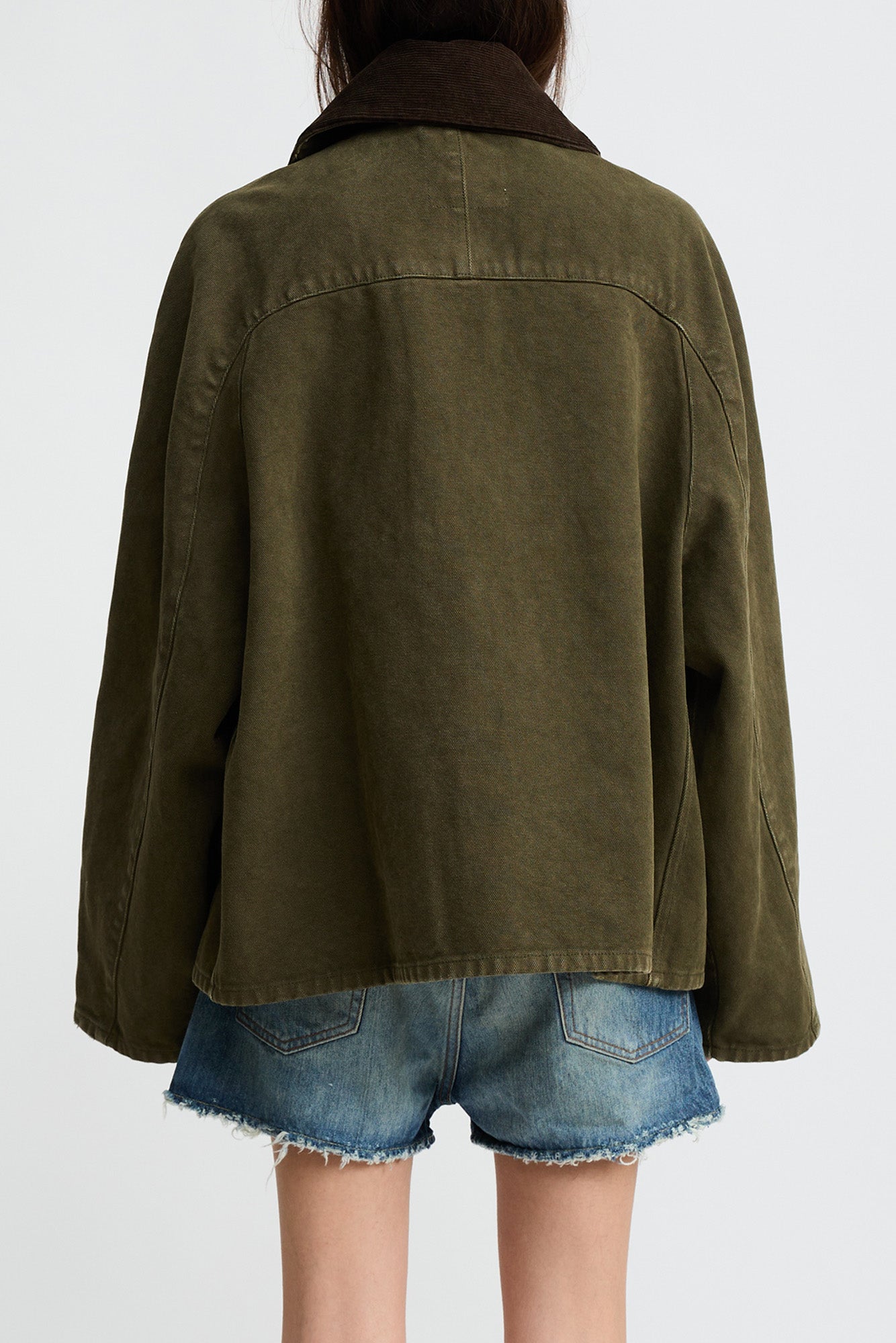 Oversized Field Jacket - Olive