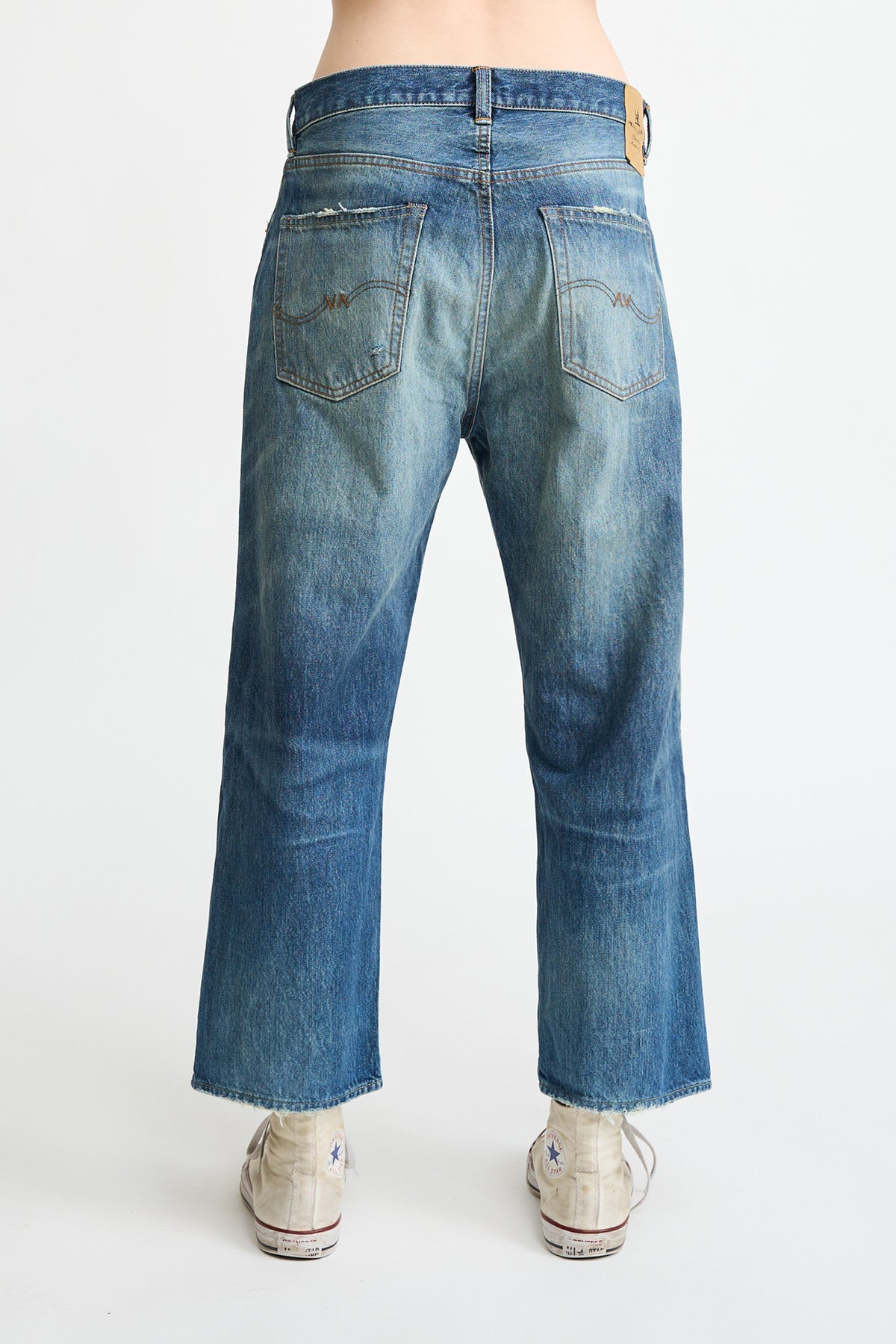 Haisley Slouch Boyfriend Jean - Esher Blue
