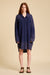 Utility Shirtdress - Washed Blue Gauze