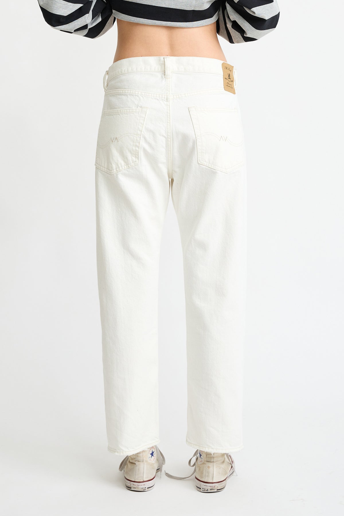Lucy Boyfriend Jean - Vintage Cream White