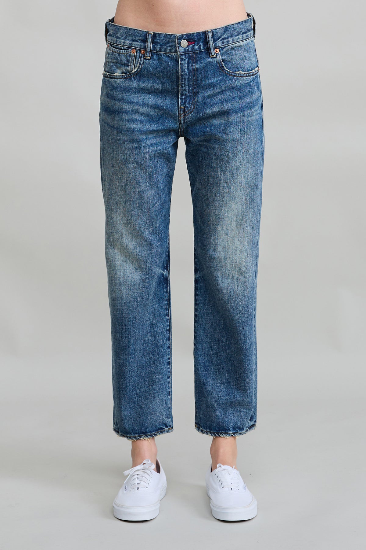 Lindsay Slim Boyfriend Jean - Burke Indigo