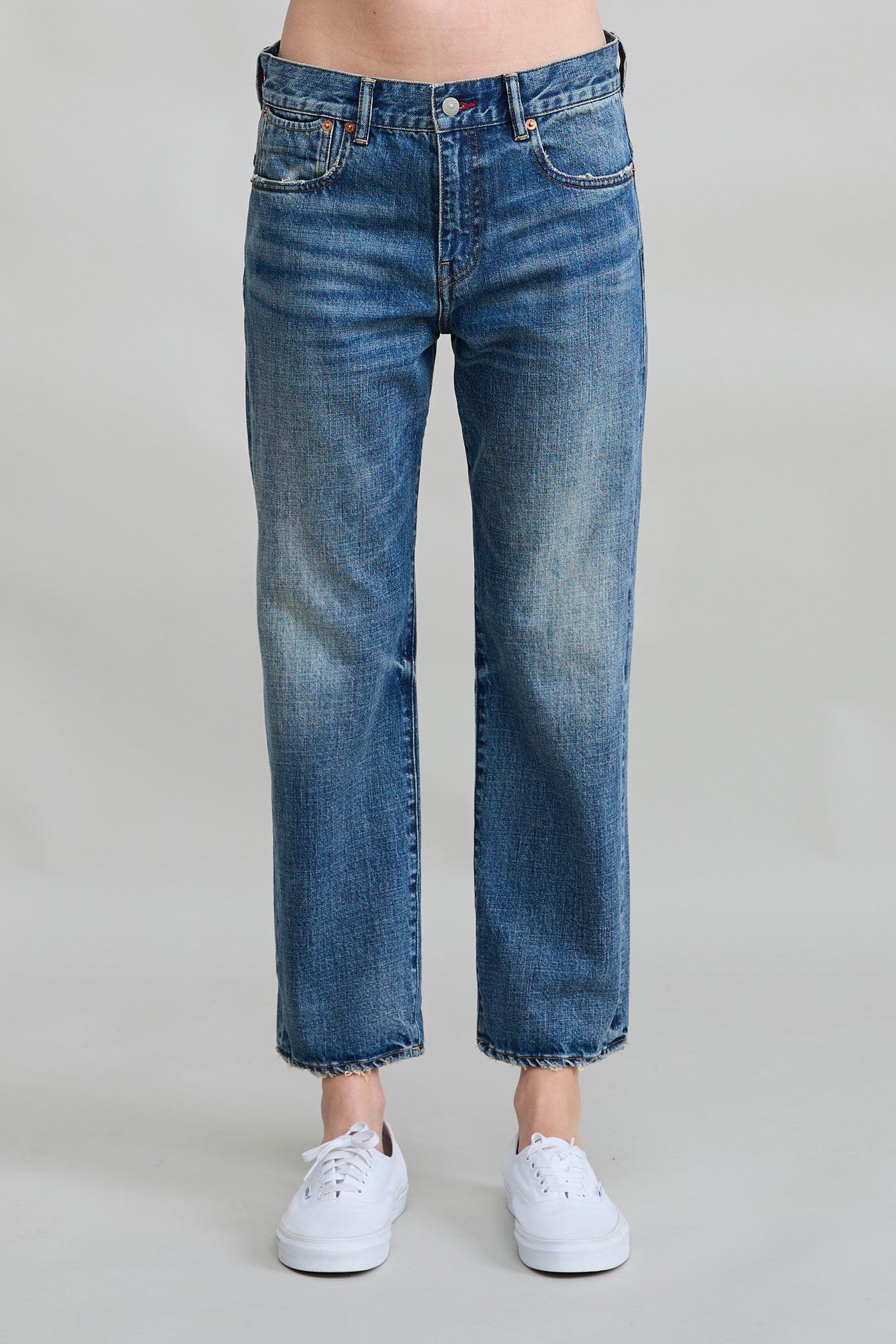 Lindsay Slim Boyfriend Jean - Burke Indigo