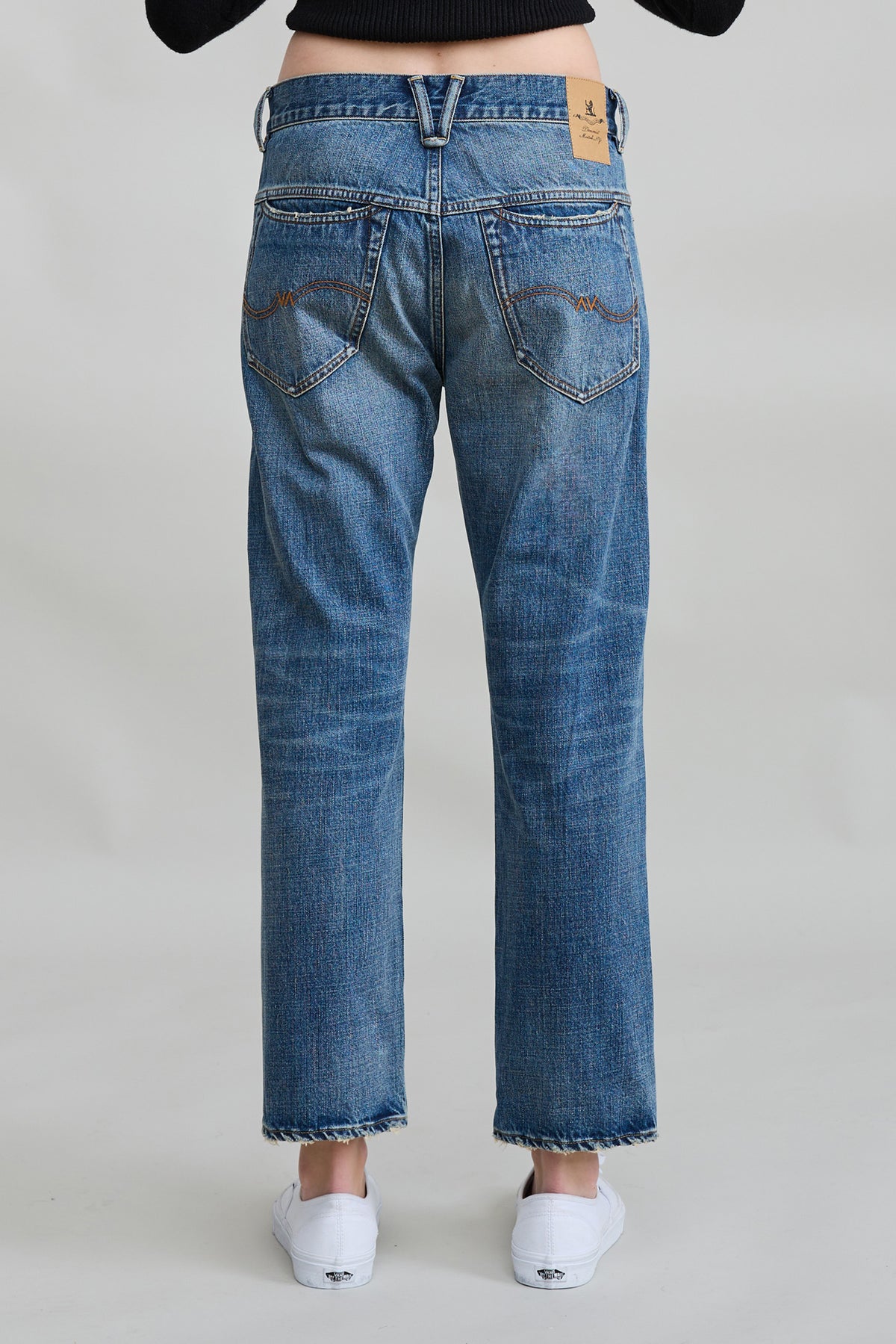 Lindsay Slim Boyfriend Jean - Burke Indigo