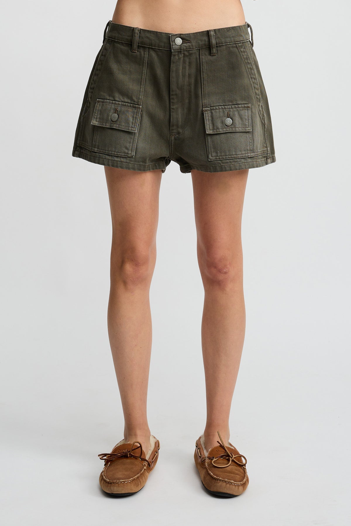 Kylie Utlity Short - Vintage Dark Olive
