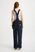 Tie Strap Relaxed Overall - Drapey Rinse Indigo