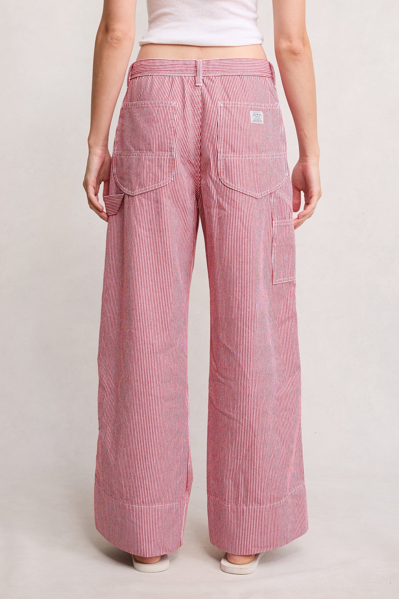 Payden Relaxed Carpenter Pant - Red Railroad Stripe