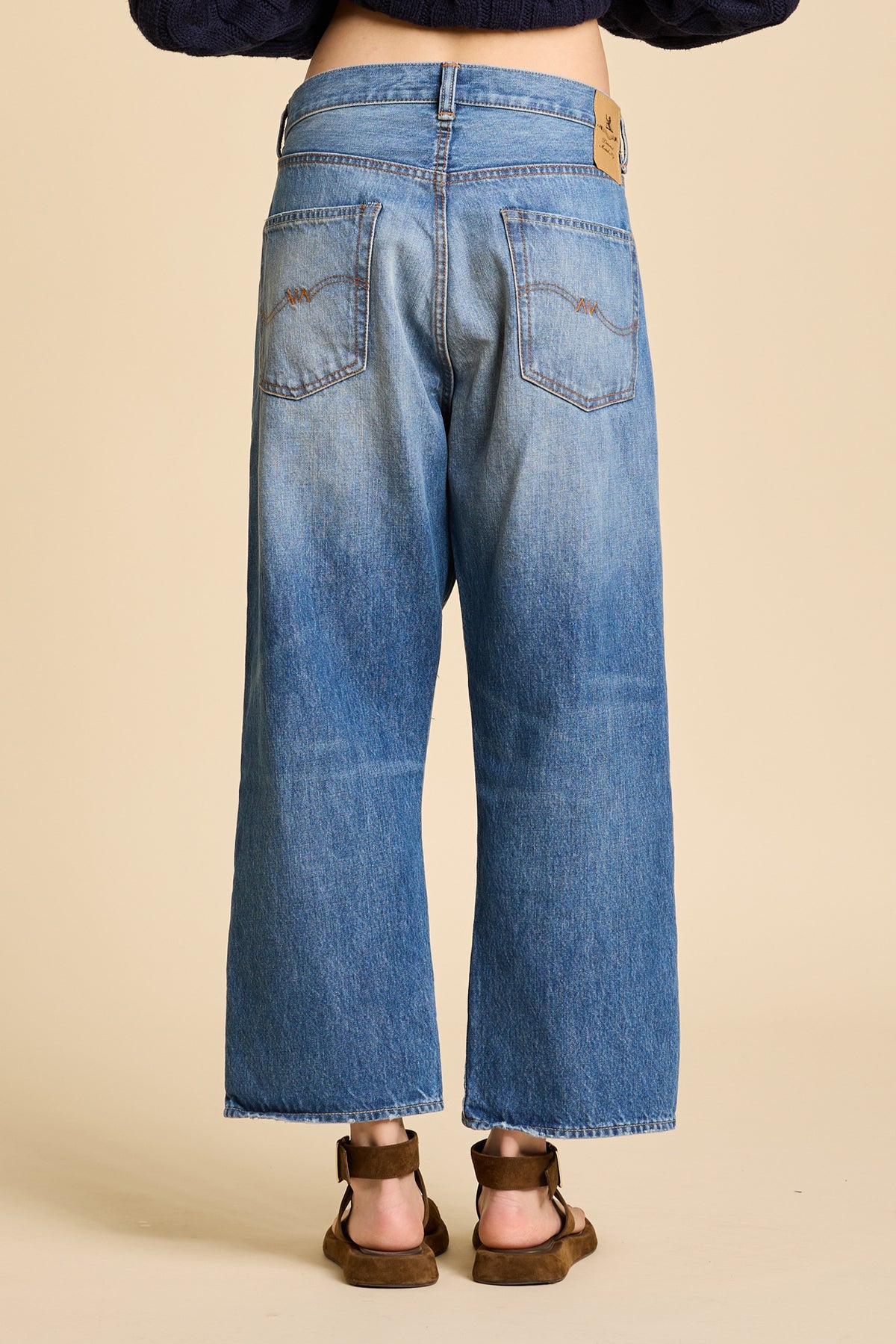 Haisley Slouch Boyfriend Jean - Apsley Blue