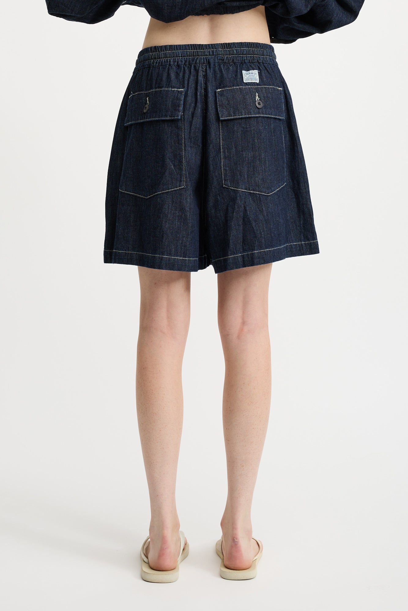 Relaxed Utility Short - Drapey Rinse Indigo