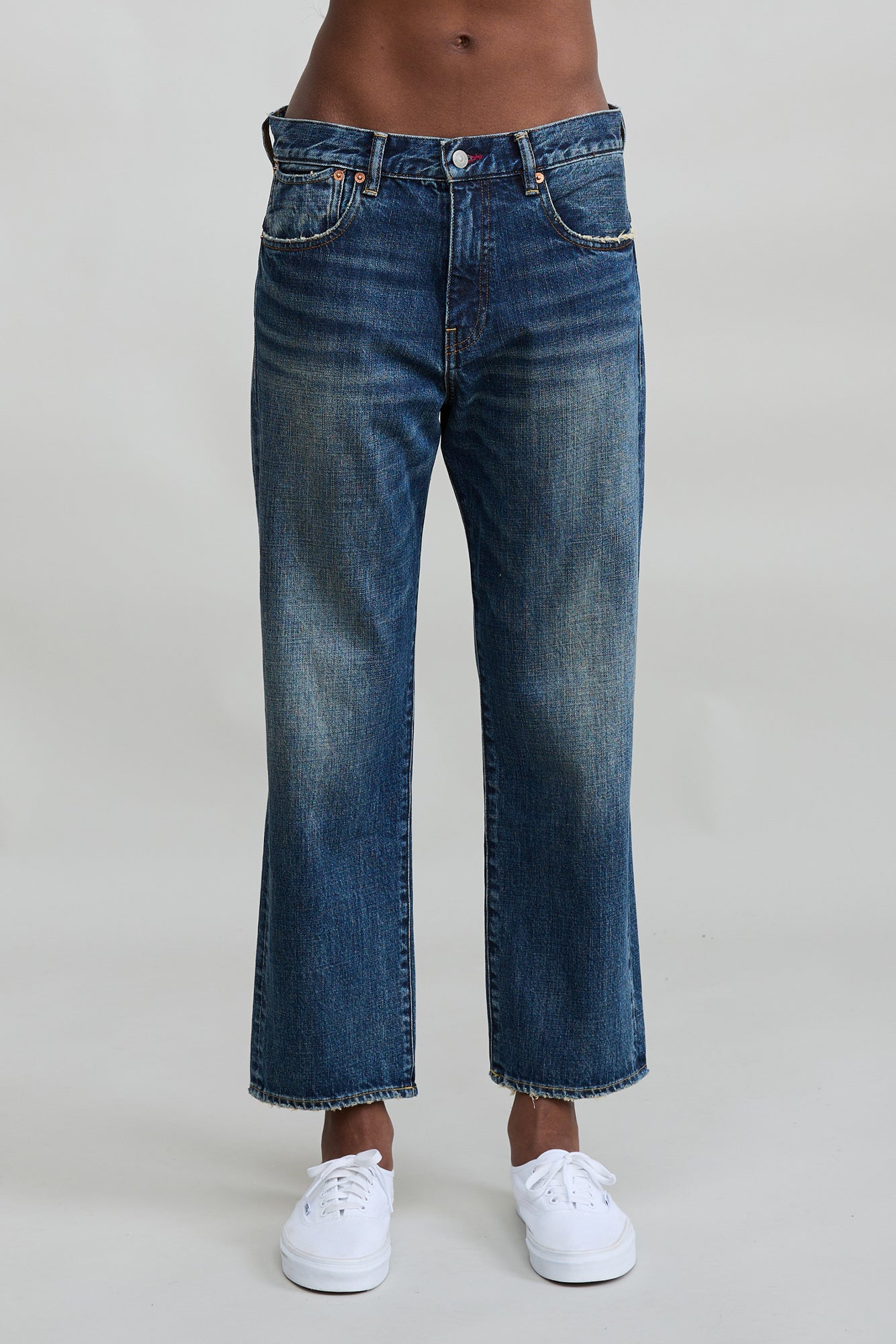 Lucy Boyfriend Jean - Sloane Indigo