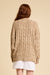 Oversized Cable Sweater - Tan Marled