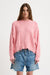 Oversized Aran Sweater - Pink