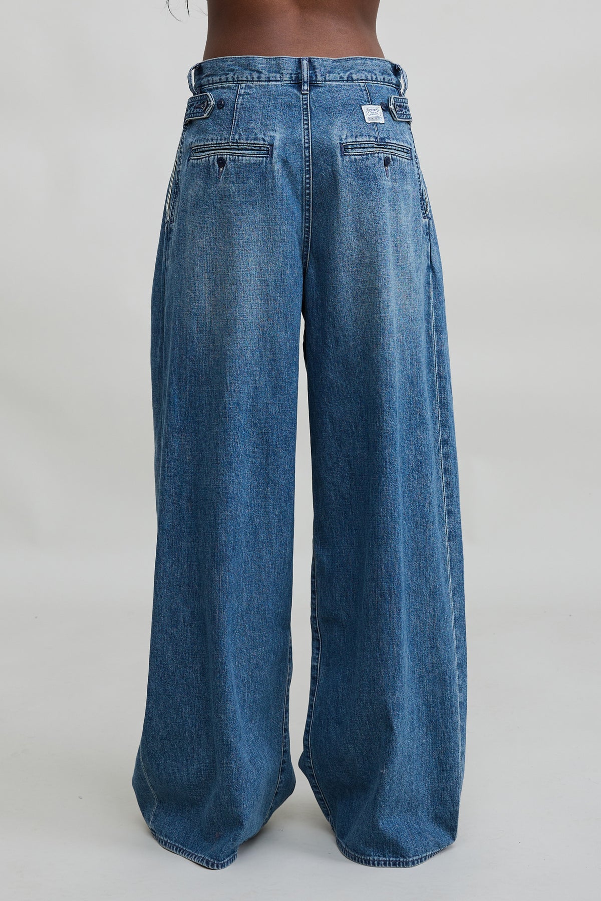 Ainsley Triple Pleat Jean - Shane Indigo
