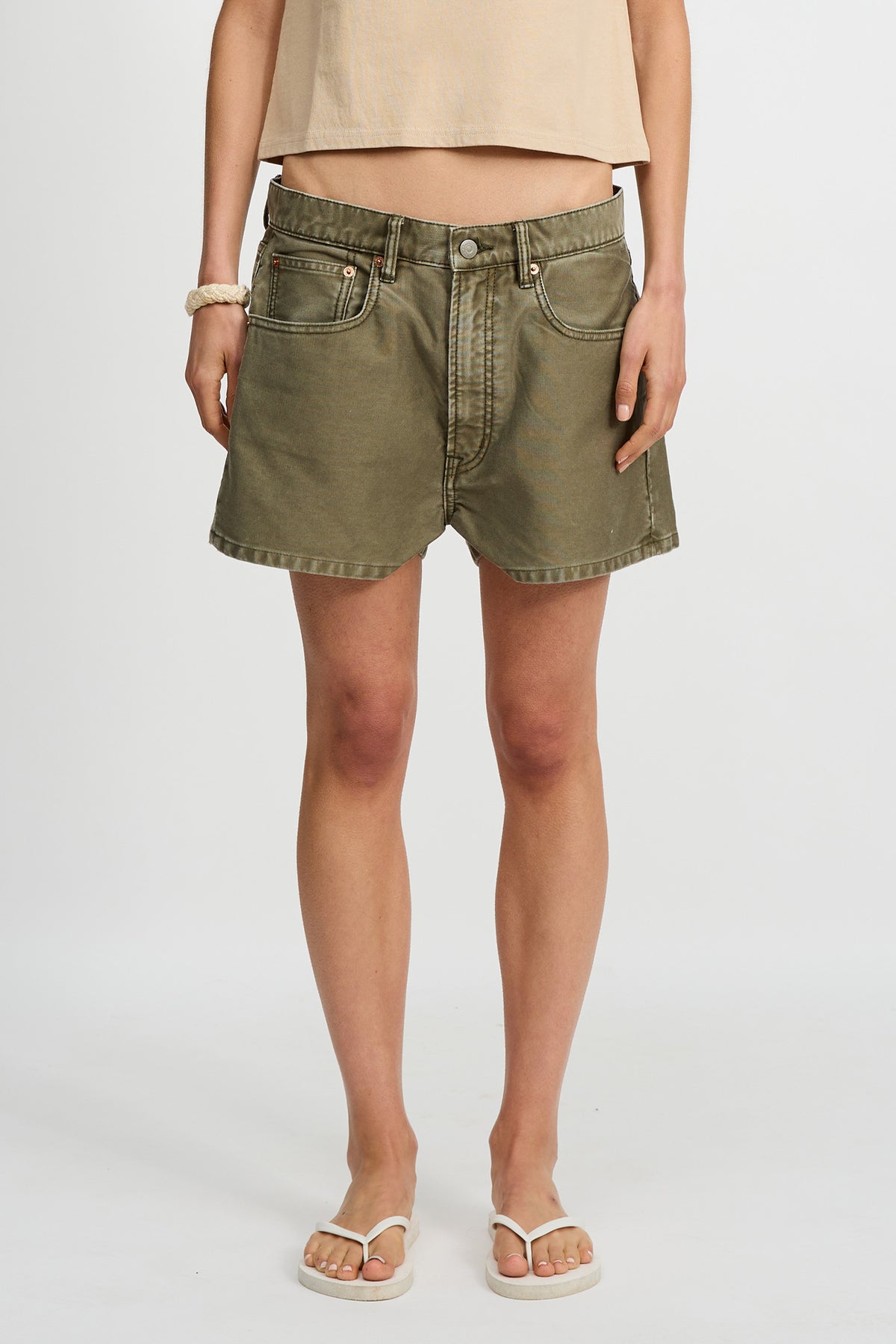 Haisley Short - Olive Green Bedford Cord