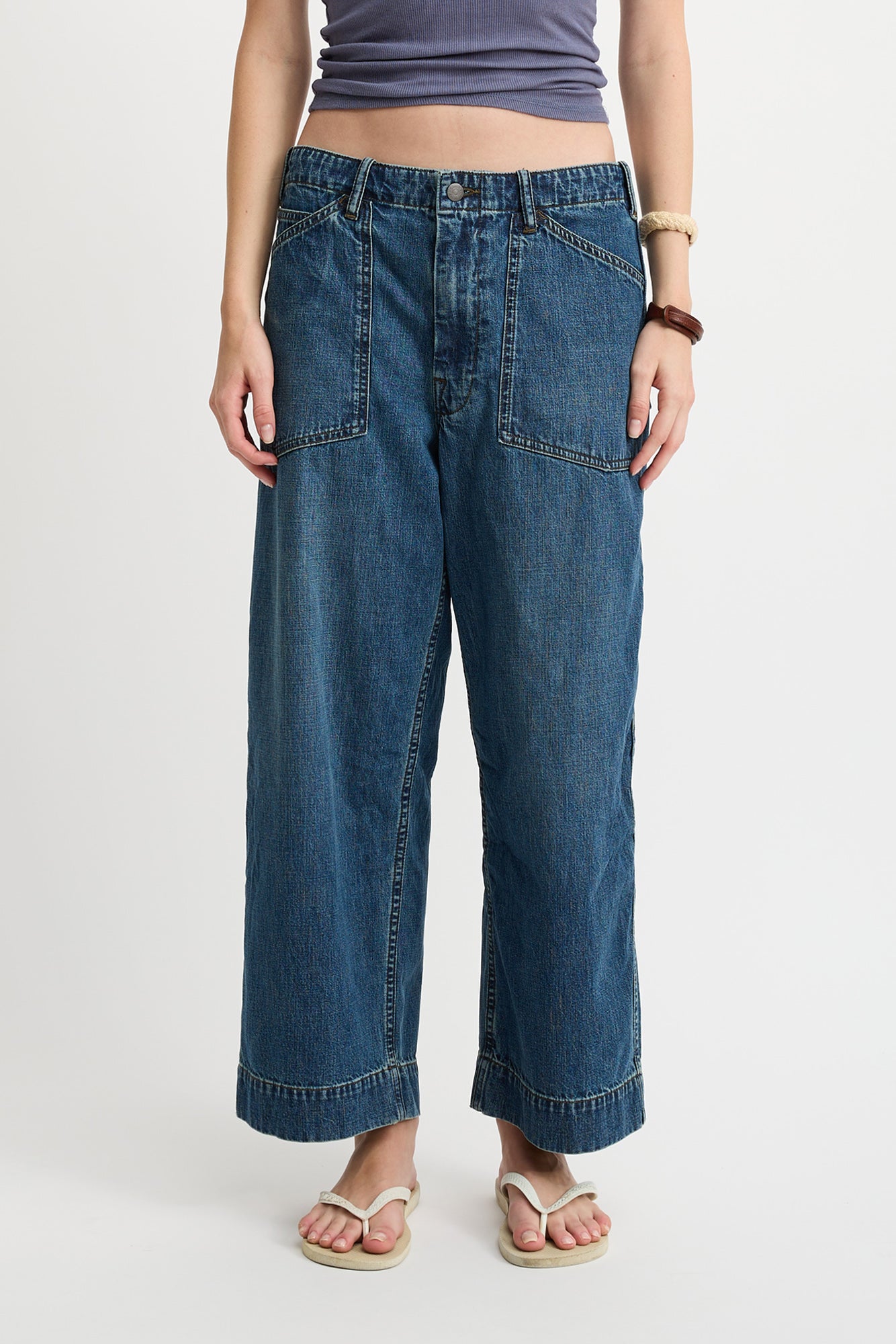 Georgia Work Pant - Shane Indigo