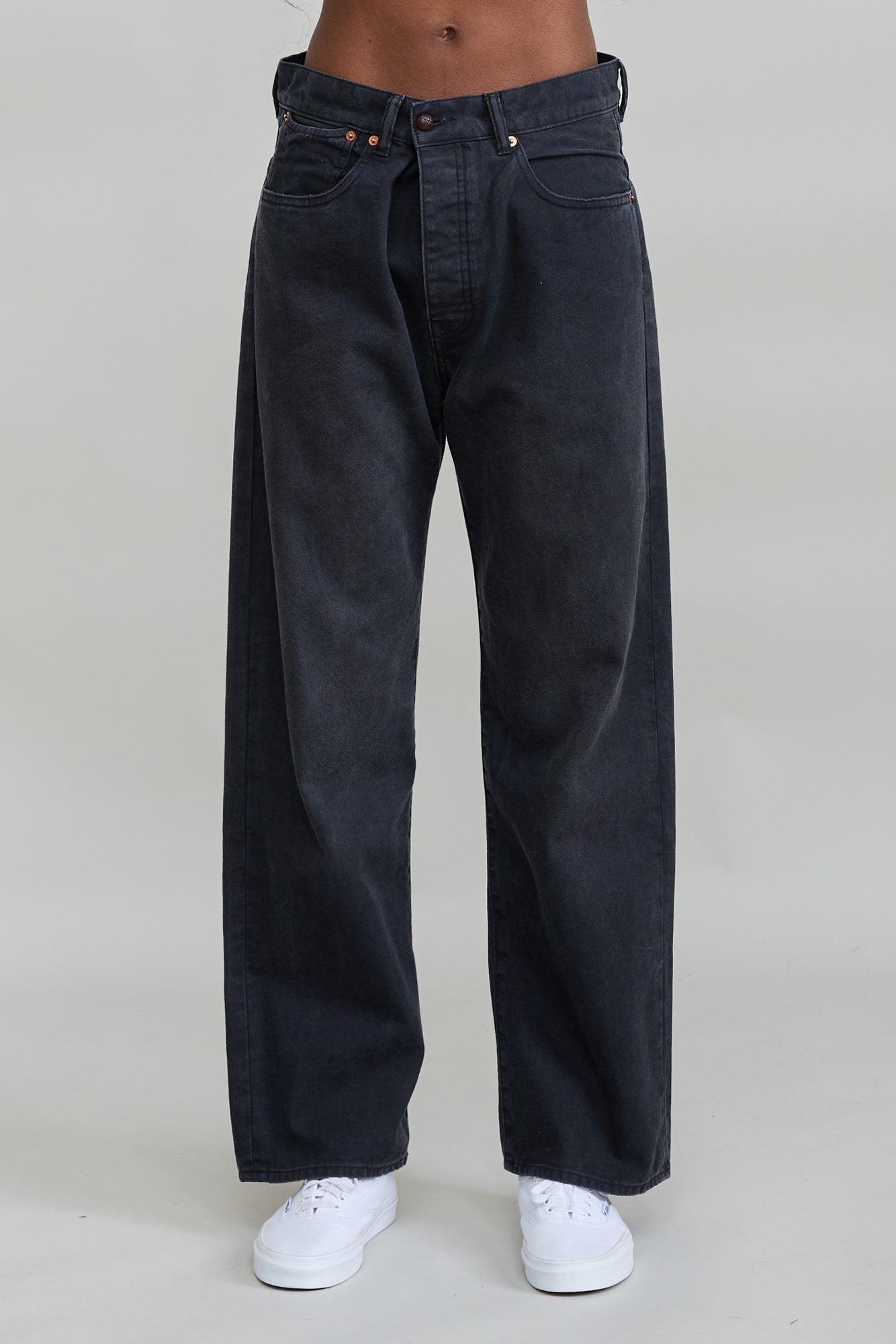 All Fit Jean - Worn Black Canvas