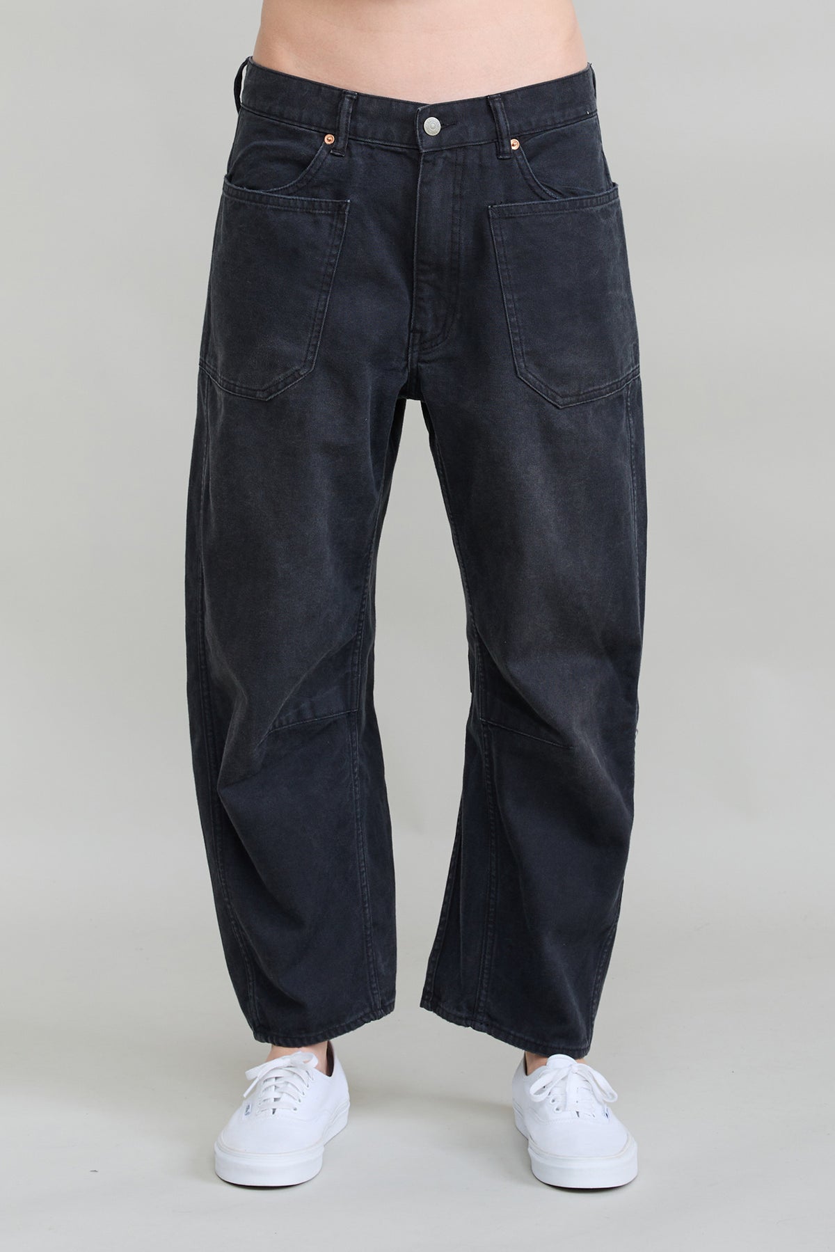 Bella Utility Pant - Worn Black Canvas