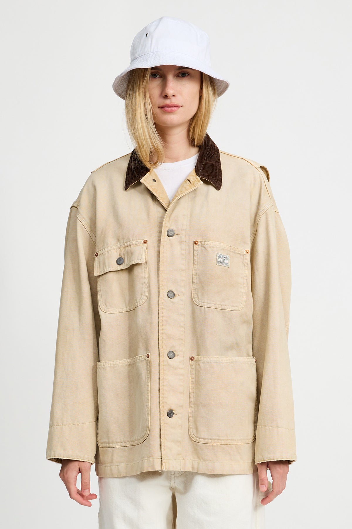 Oversized Chore Jacket - Light Khaki
