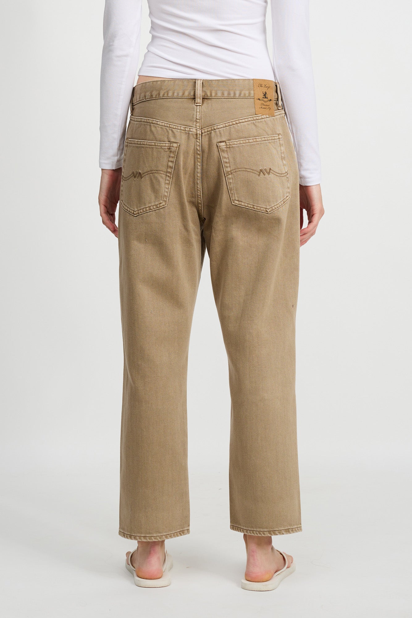 Lucy Boyfriend Jean - Worn Khaki