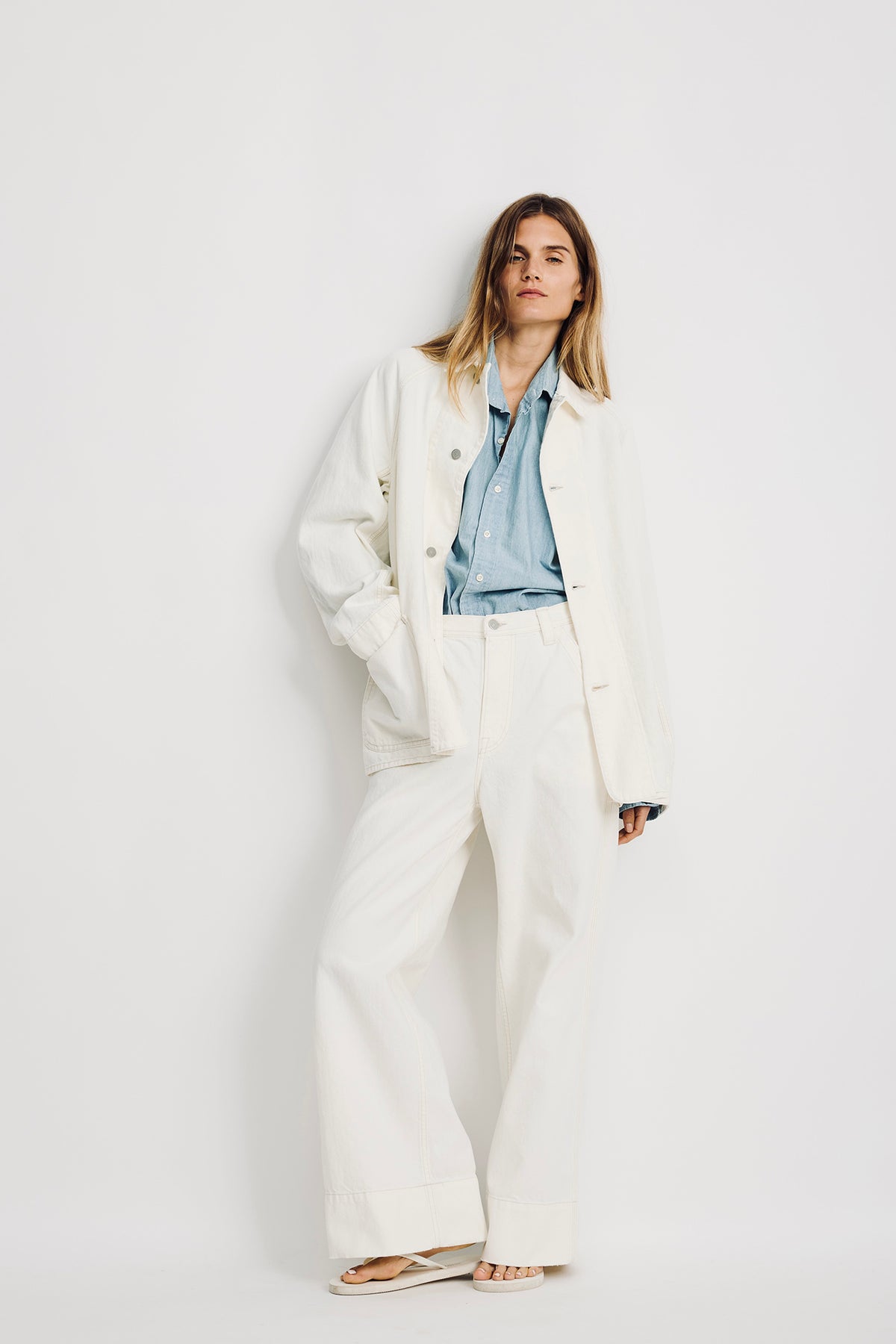 Payden Relaxed Carpenter Jean - Vintage Cream White