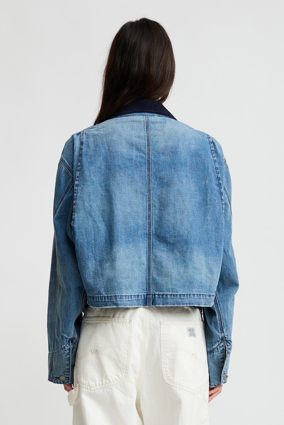 Cropped Chore Jacket - Galton Indigo