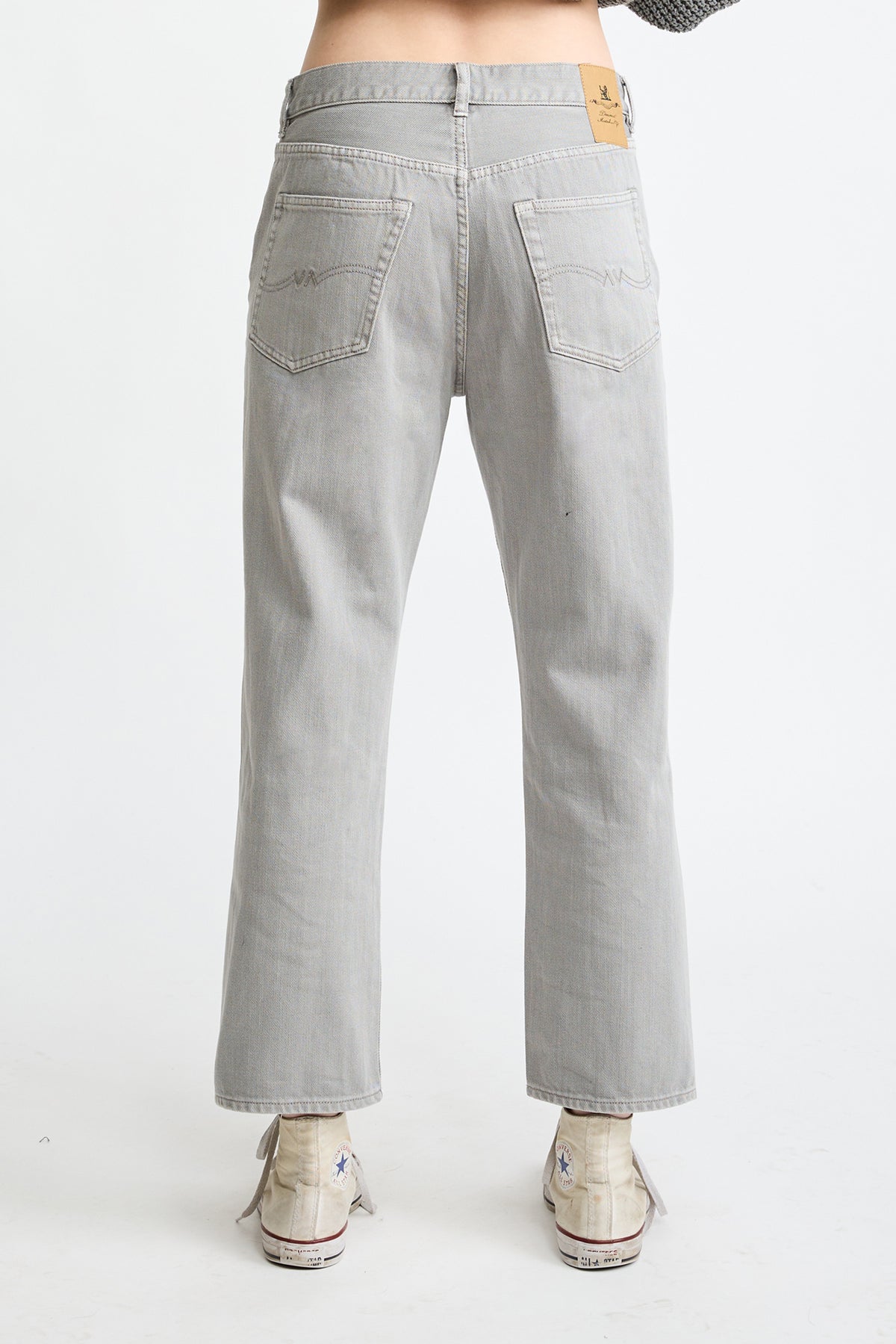 Lucy Boyfriend Jean - Medium Grey