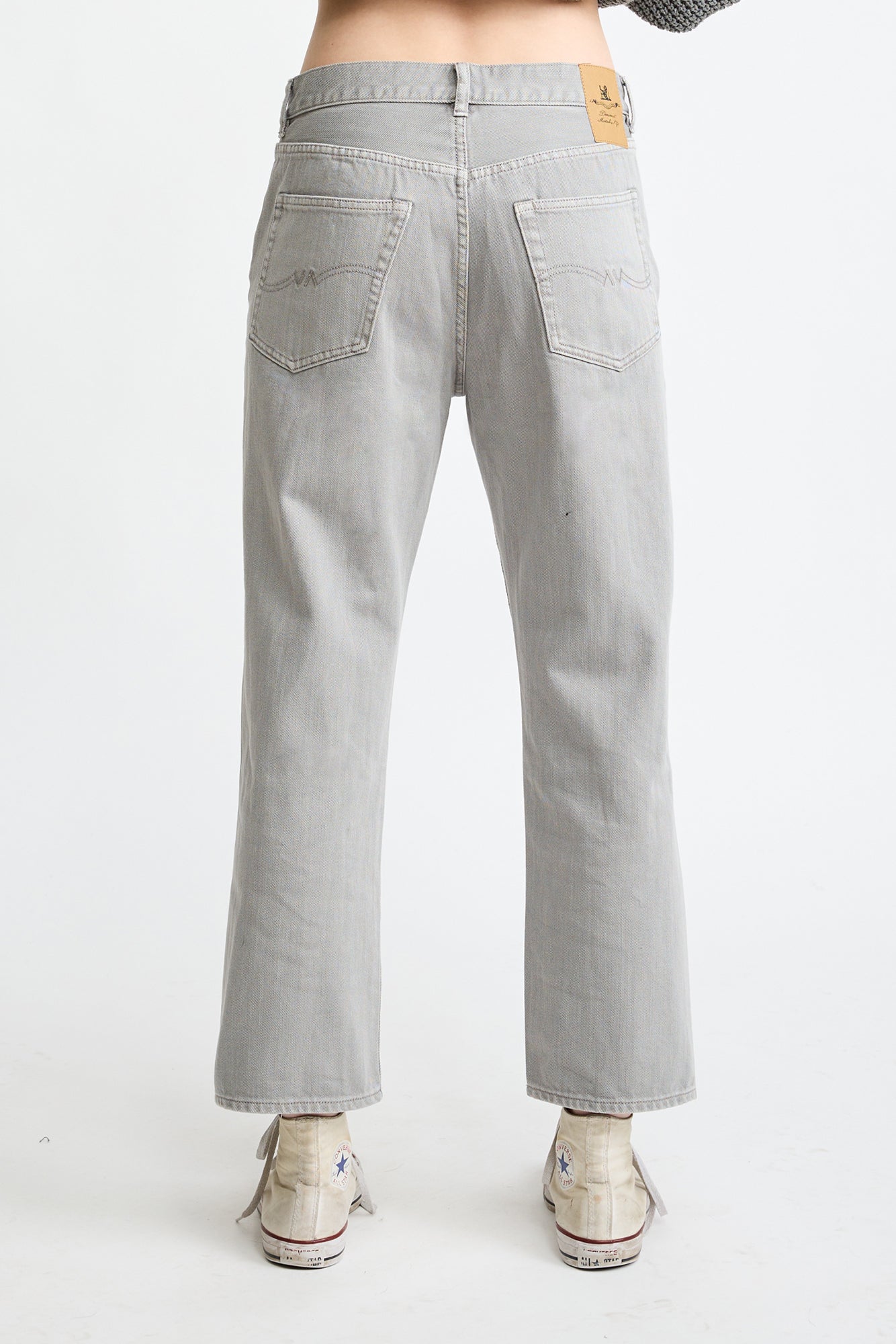 Lucy Boyfriend Jean - Medium Grey