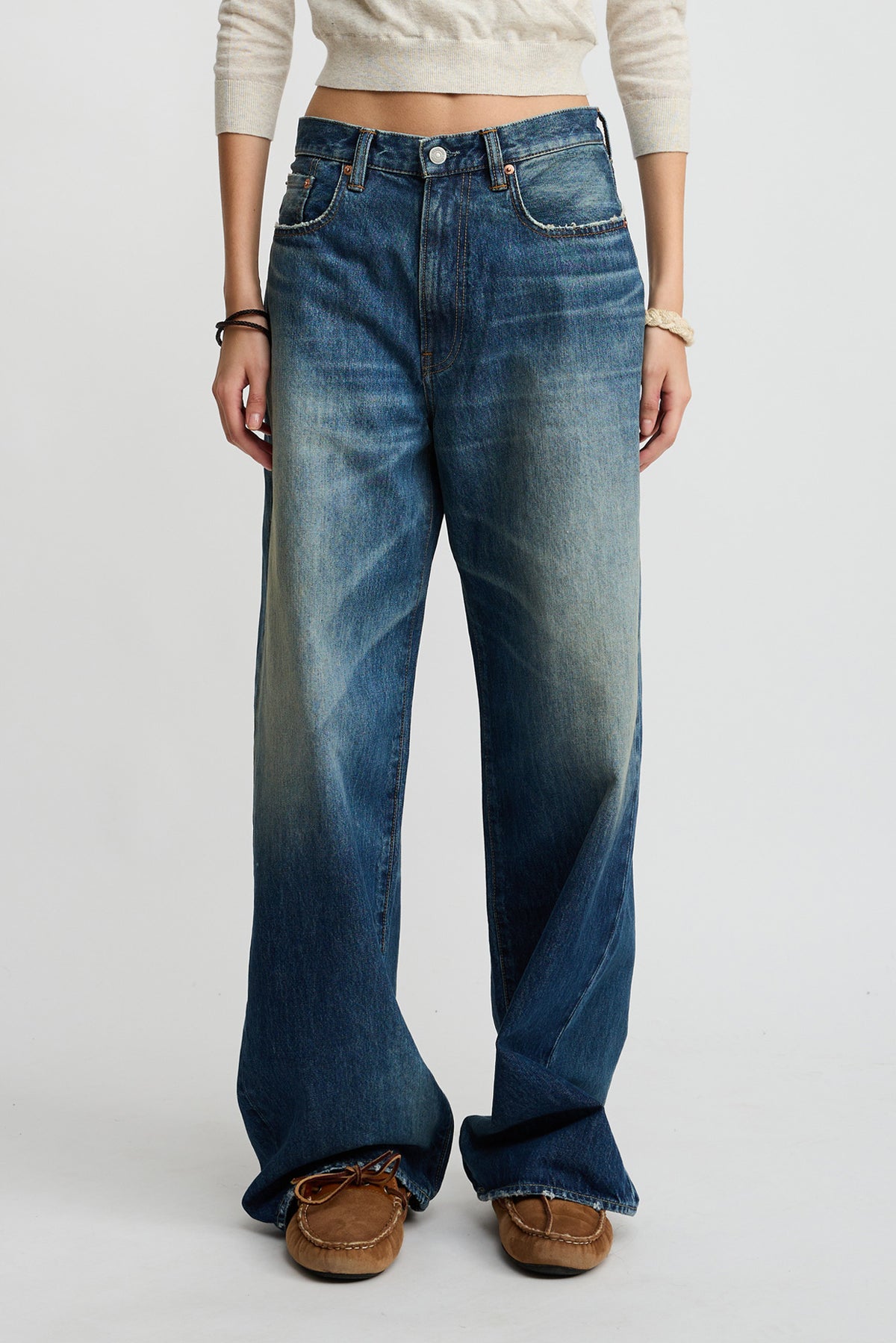 Teri Wide Leg Jeans - Esher Blue
