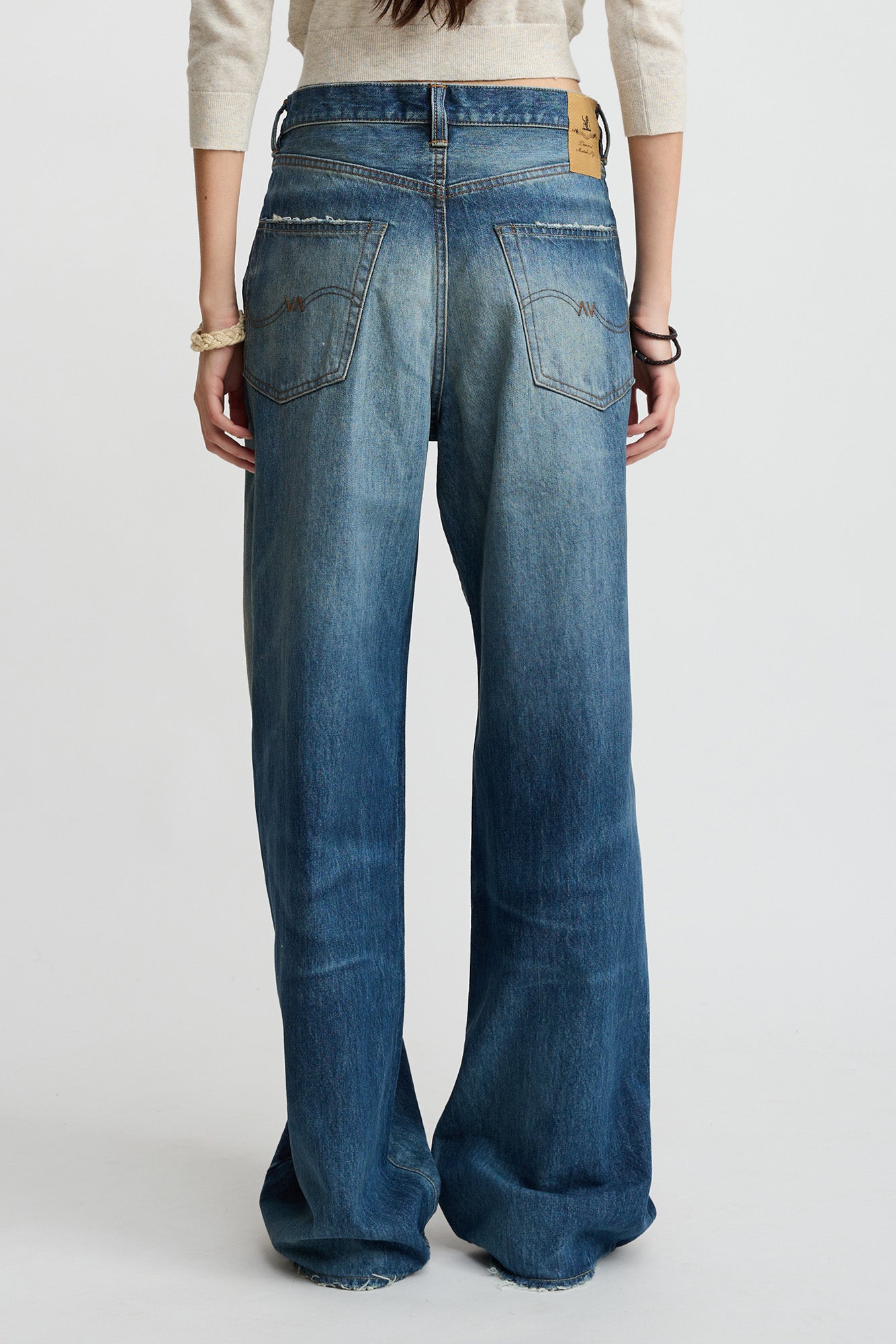 Teri Wide Leg Jeans - Esher Blue