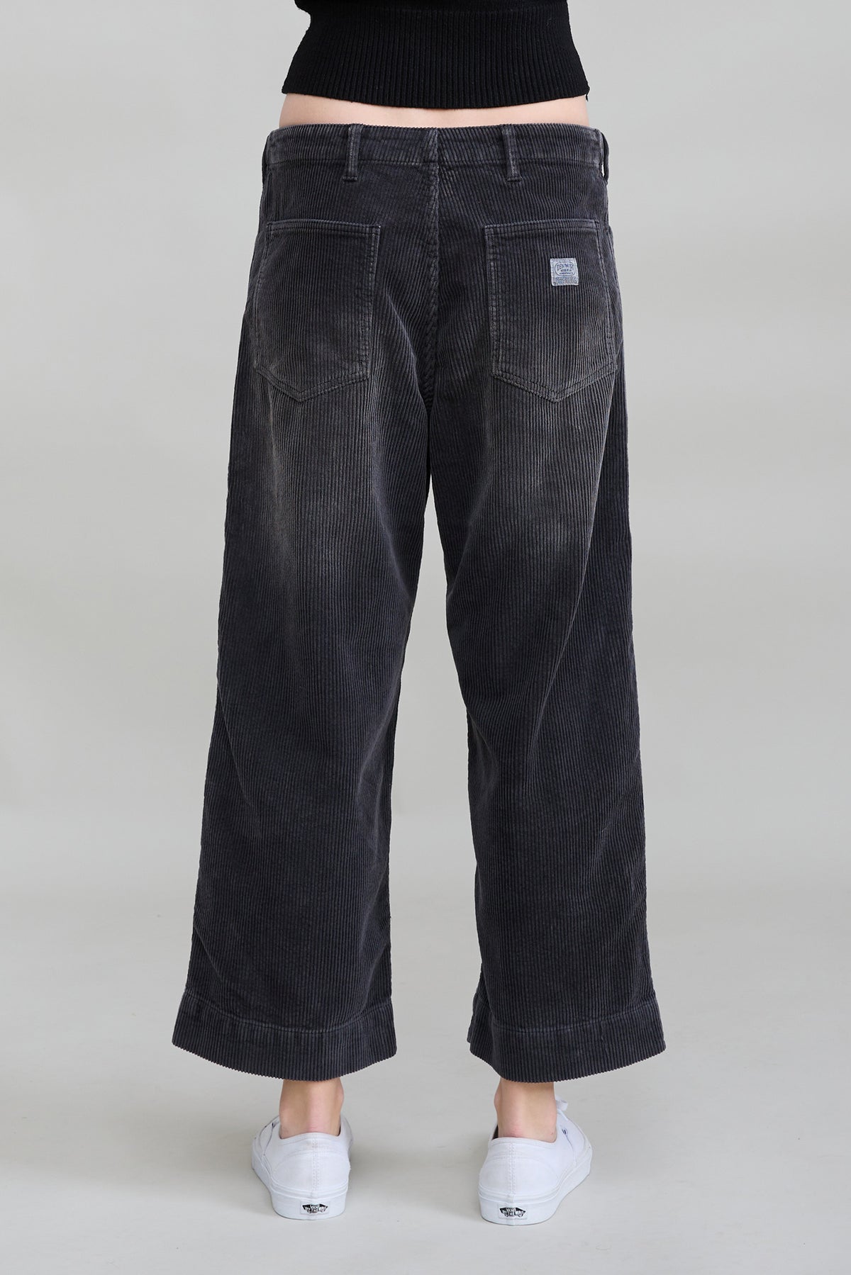Georgia Work Pant - Washed Black Cord