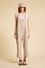 Relaxed Overall - Brown Railroad Stripe