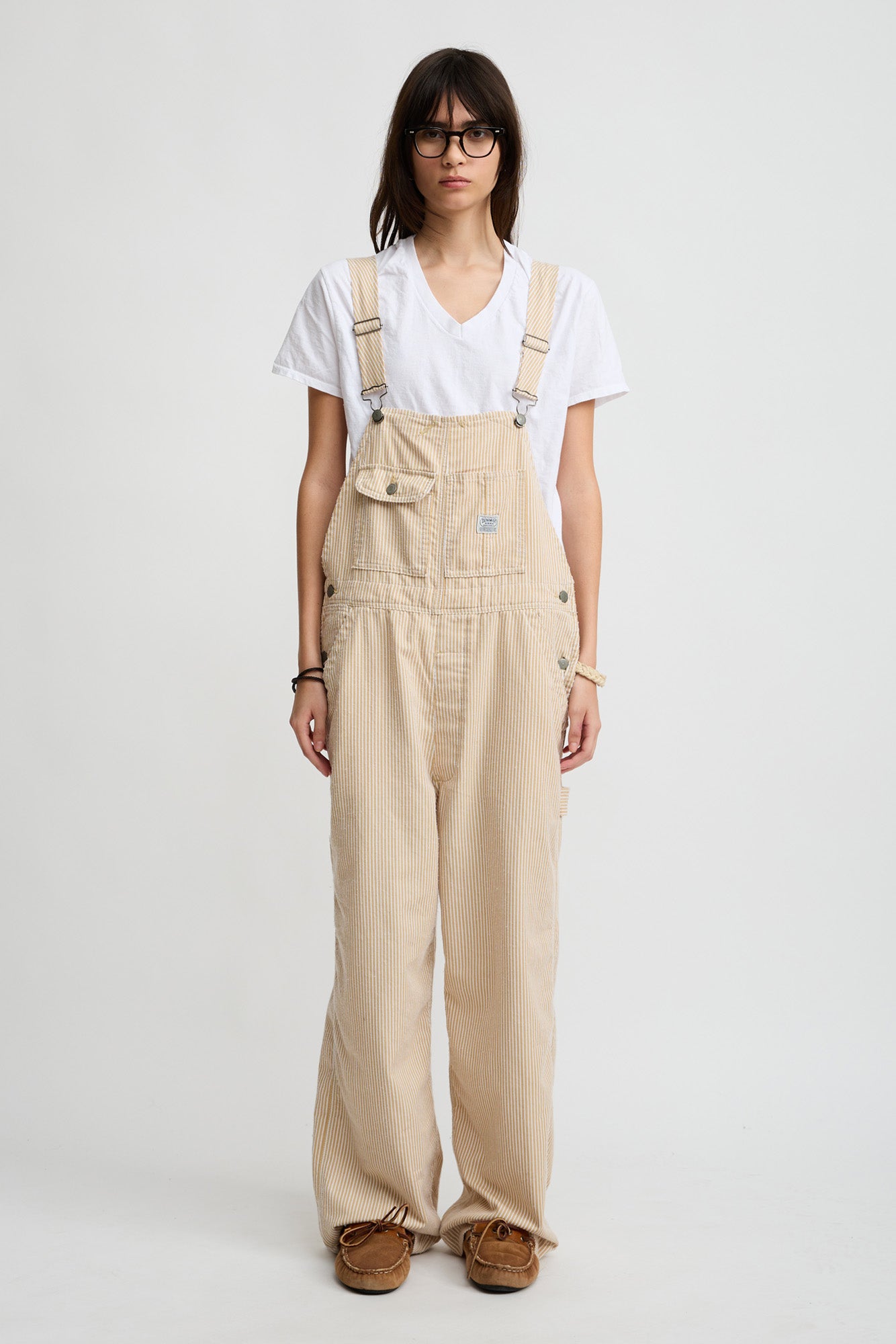 Slouch Bib Overall - Railroad Khaki
