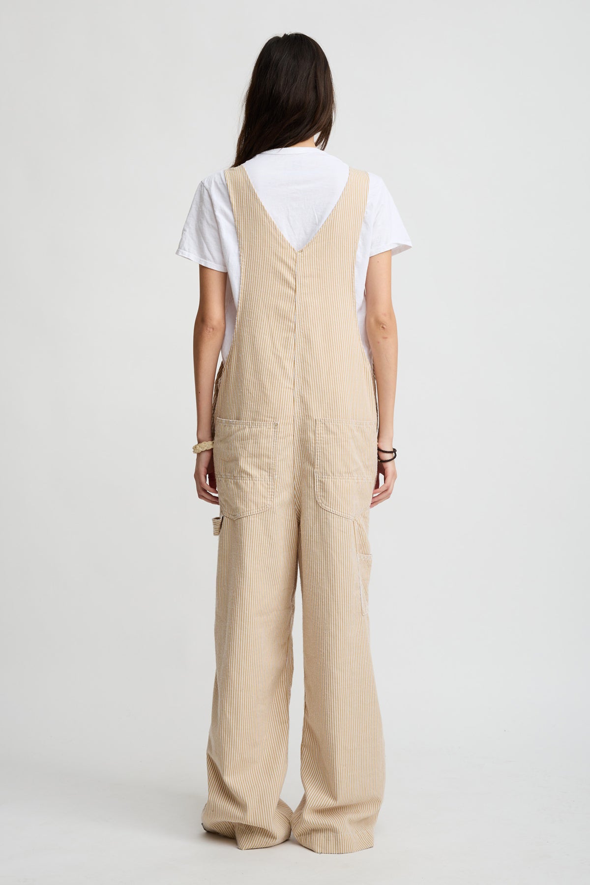 Slouch Bib Overall - Railroad Khaki